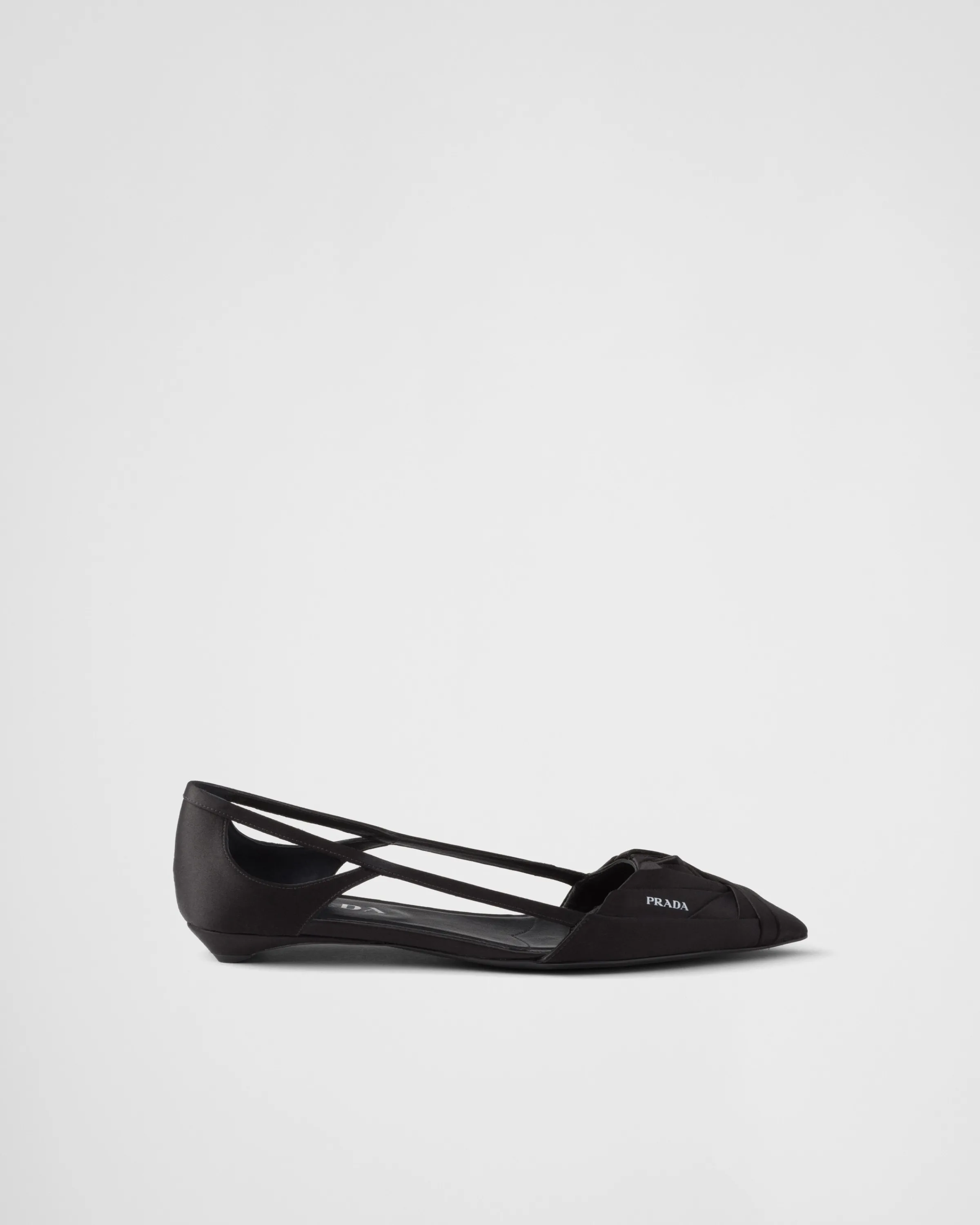 Donna Prada Ballerine cut-out in raso