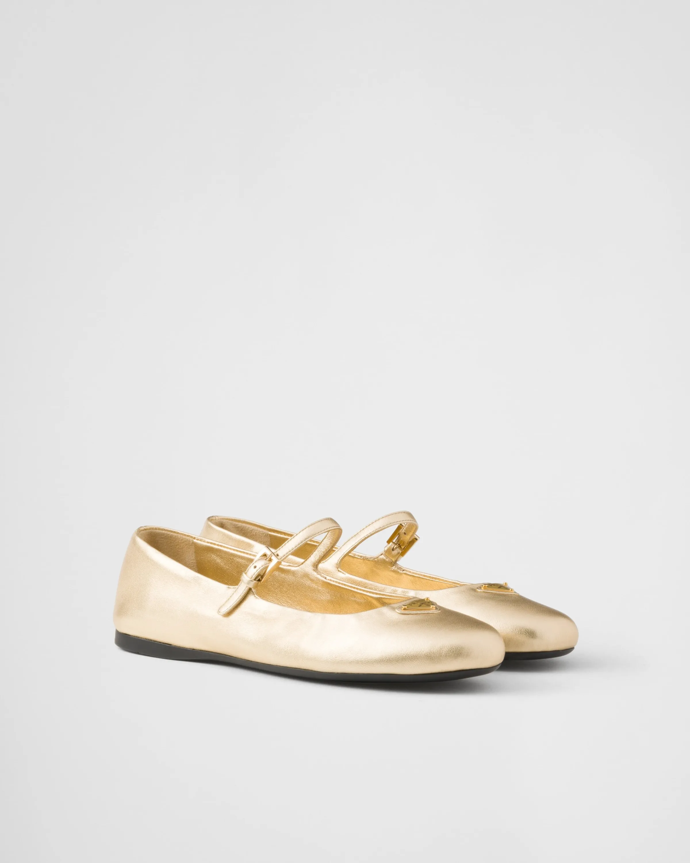 Donna Prada Ballerine in nappa mordorè