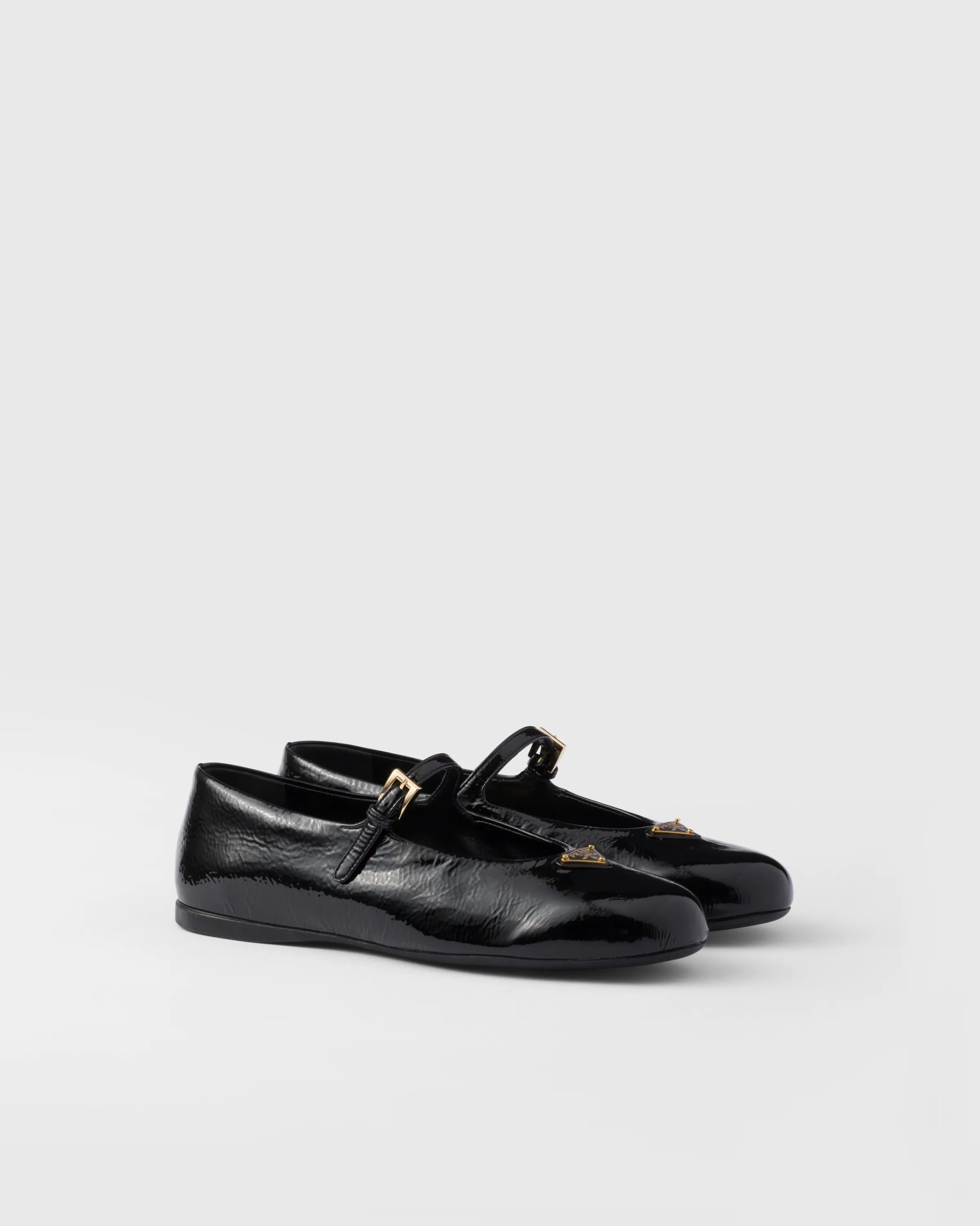 Donna Prada Ballerine in vernice naplak