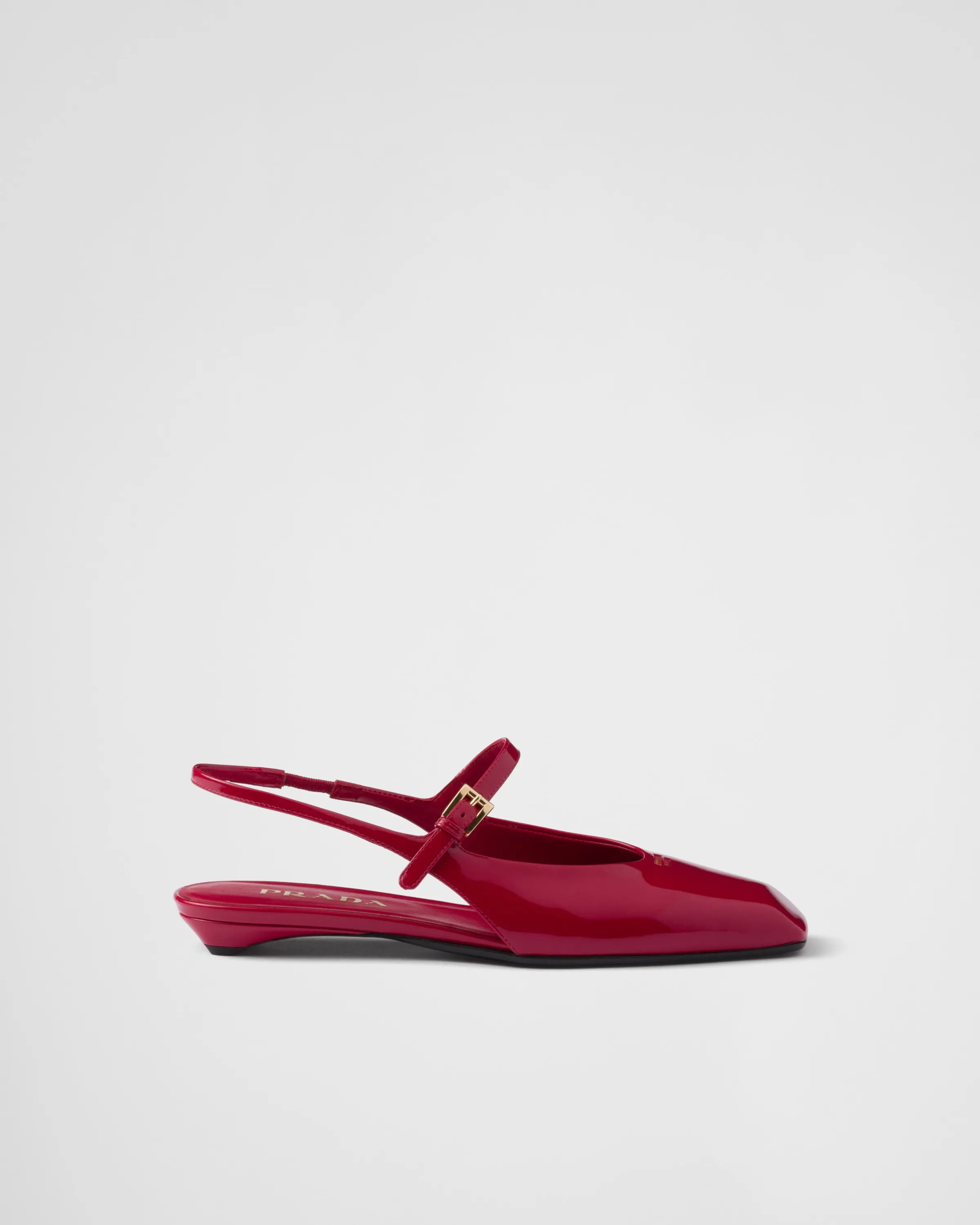 Donna Prada Ballerine slingback in vernice