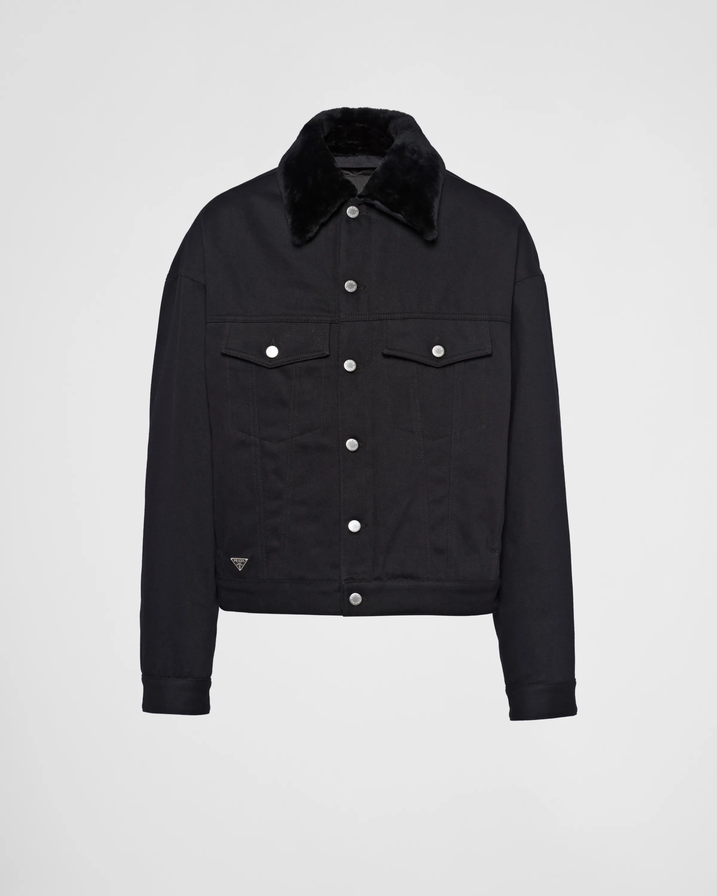 Uomo Prada Blouson imbottito in bull denim