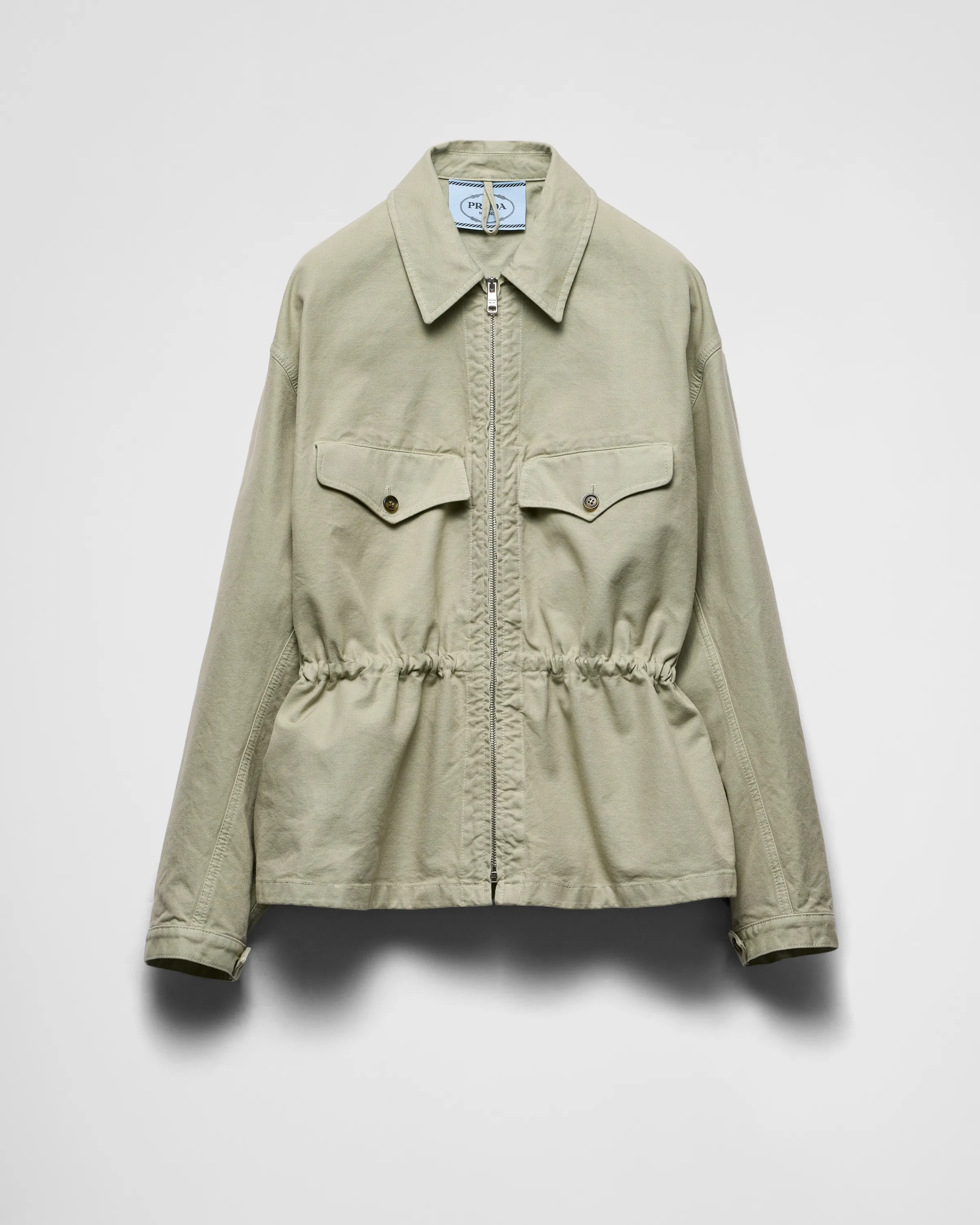 Donna Prada Blouson in canvas old