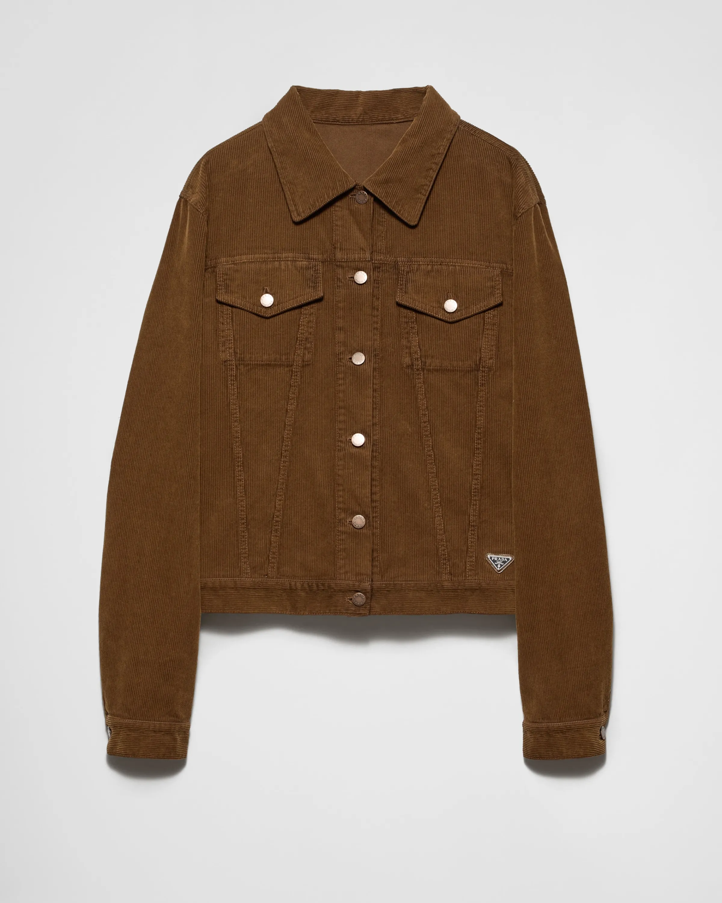 Donna Prada Blouson in corduroy