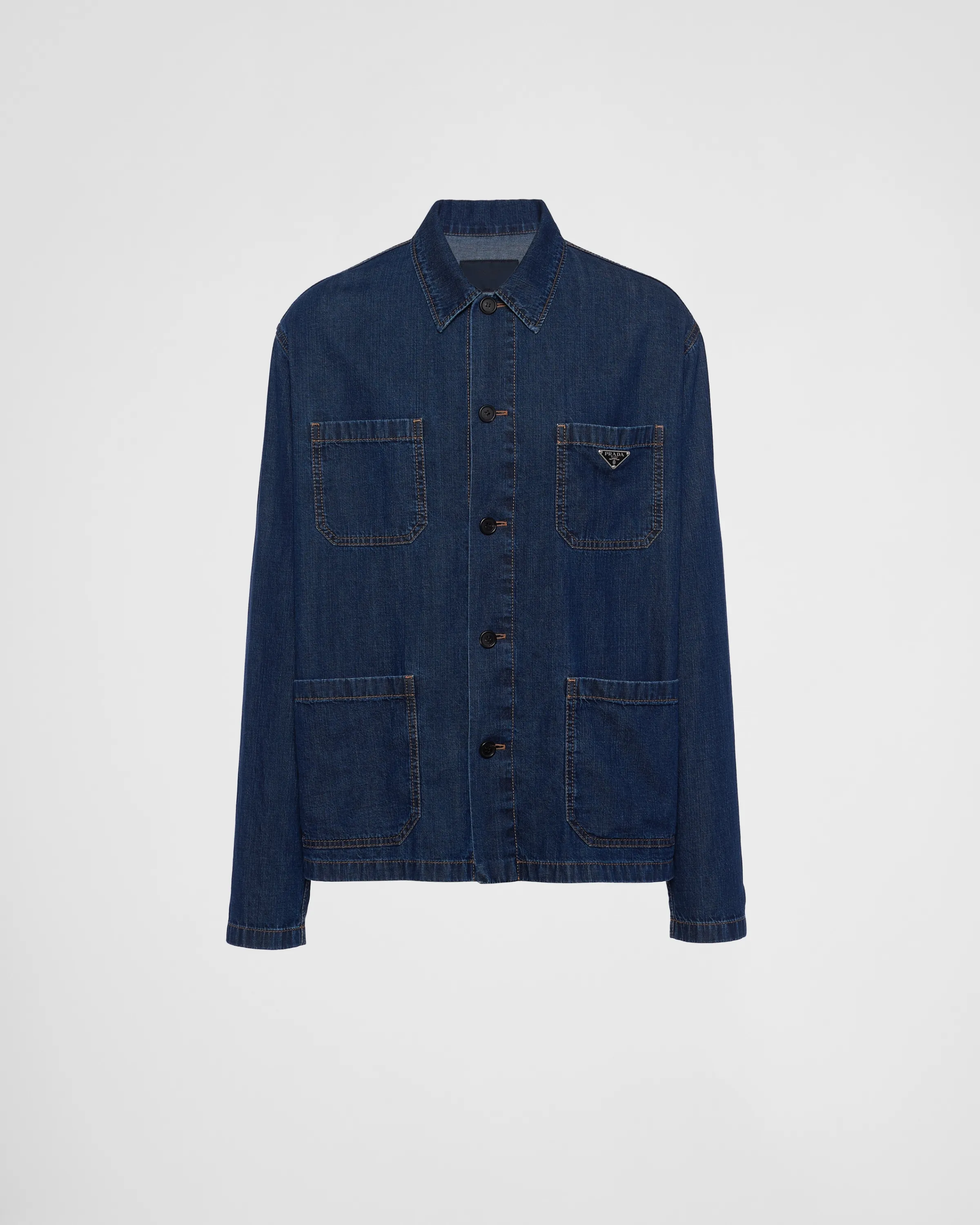 Uomo Prada Blouson in light denim