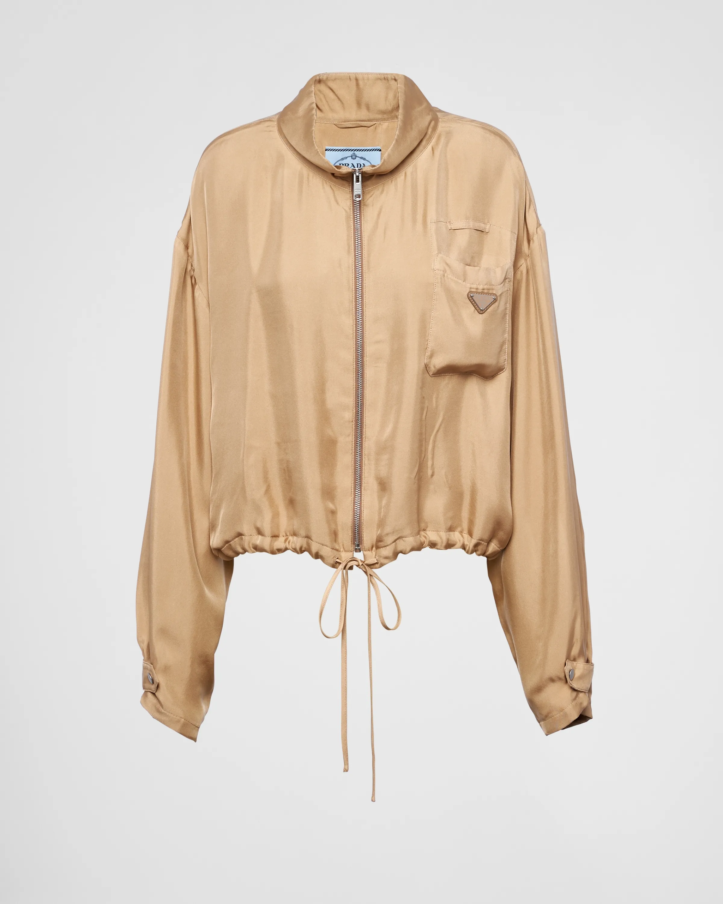 Donna Prada Blouson in twill di seta