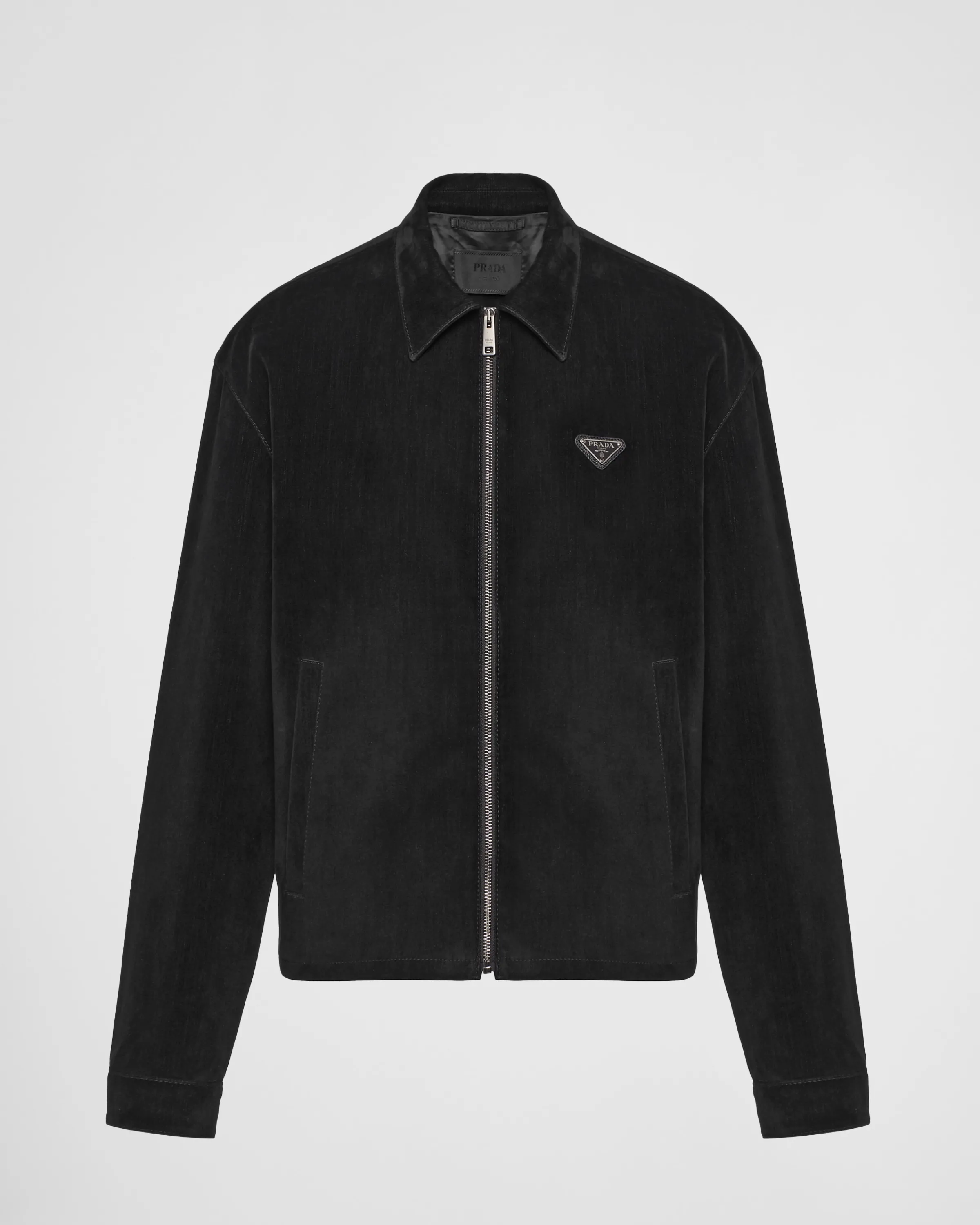 Uomo Prada Blouson in velluto di cotone