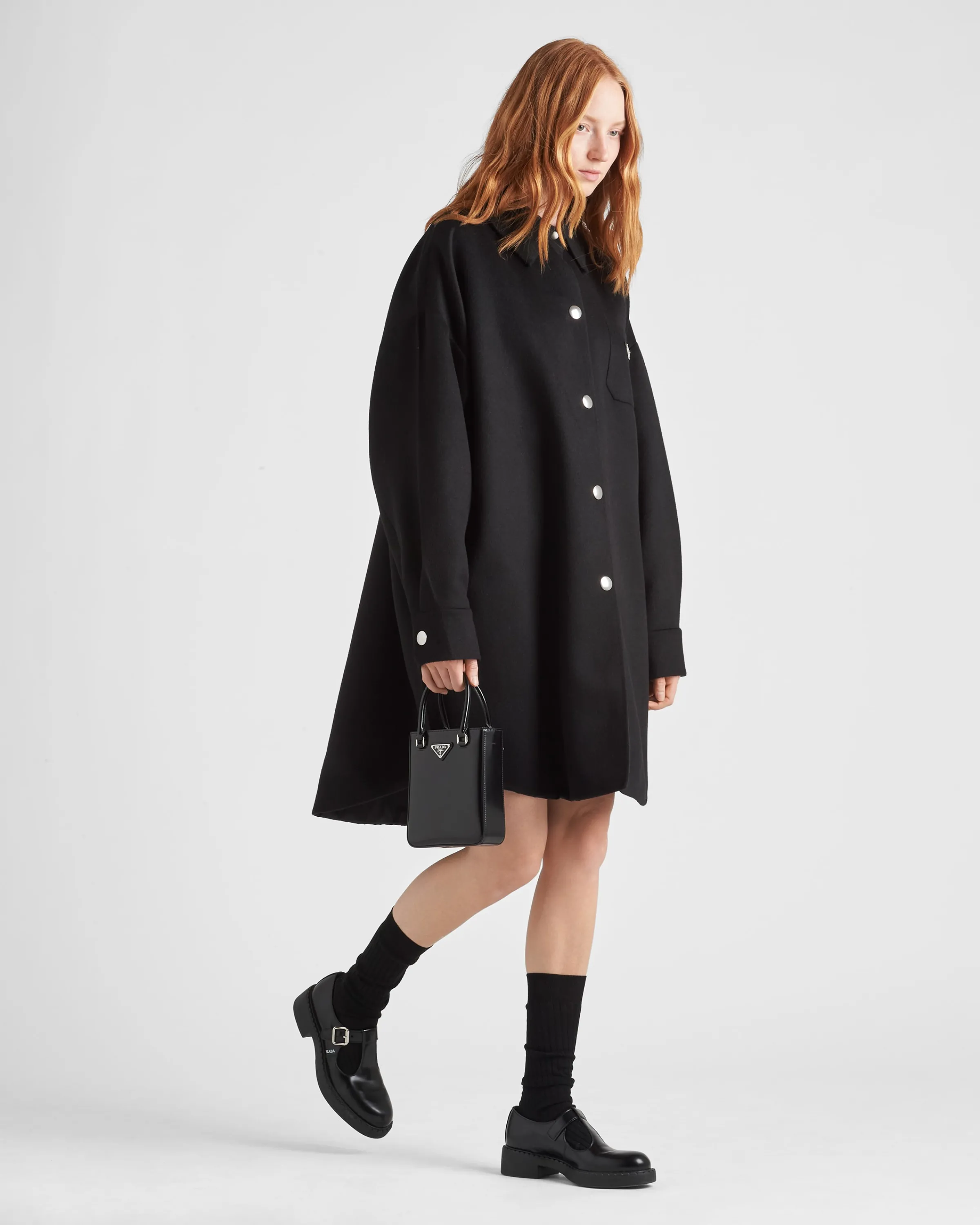 Donna Prada Blouson oversize in cashgora