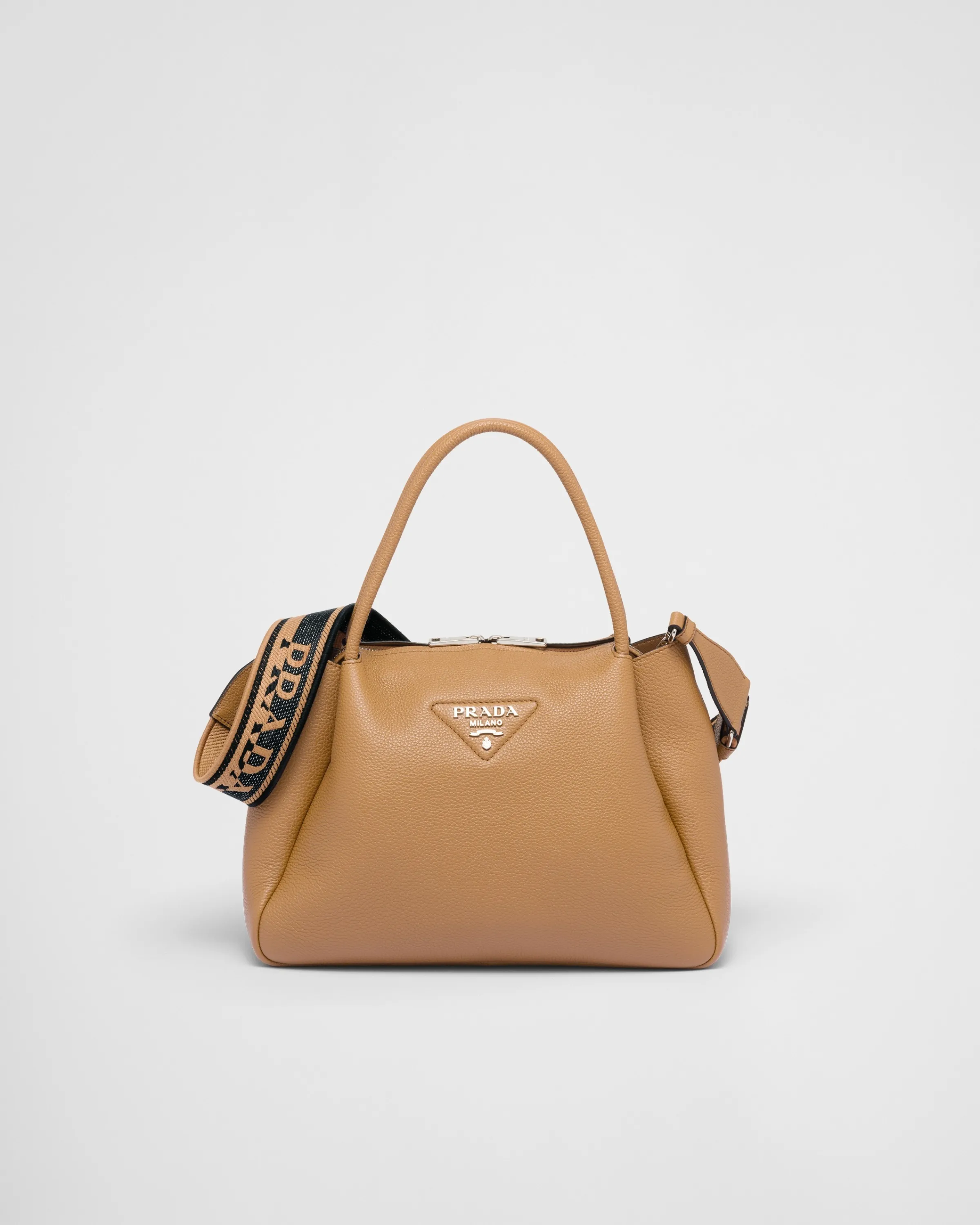 Donna Prada Borsa a mano medium in pelle