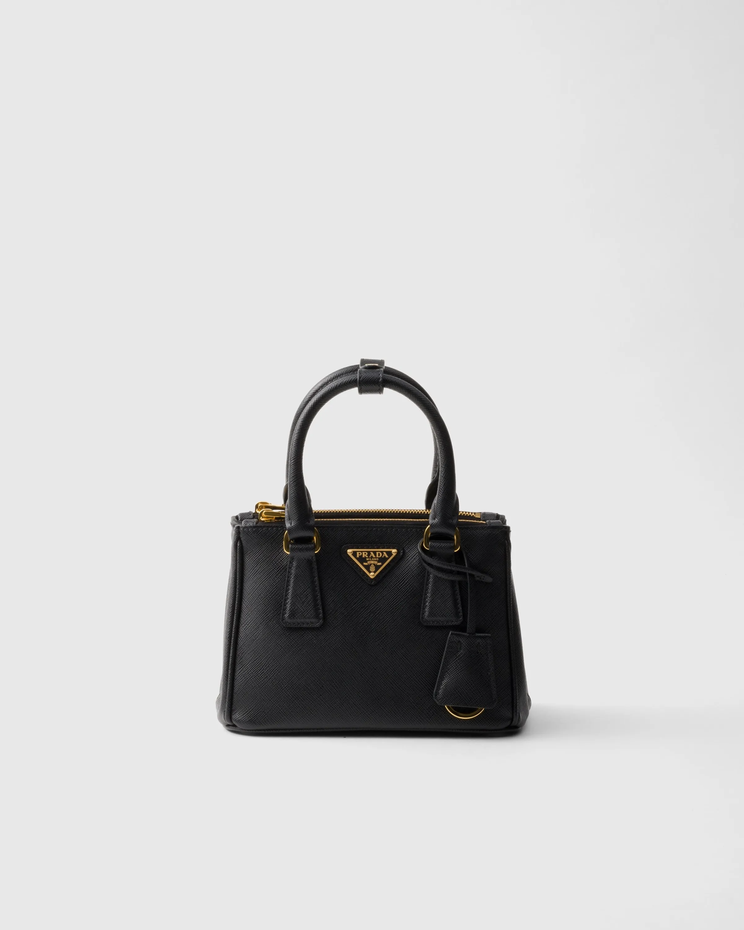 Donna Prada Borsa Galleria micro in Saffiano