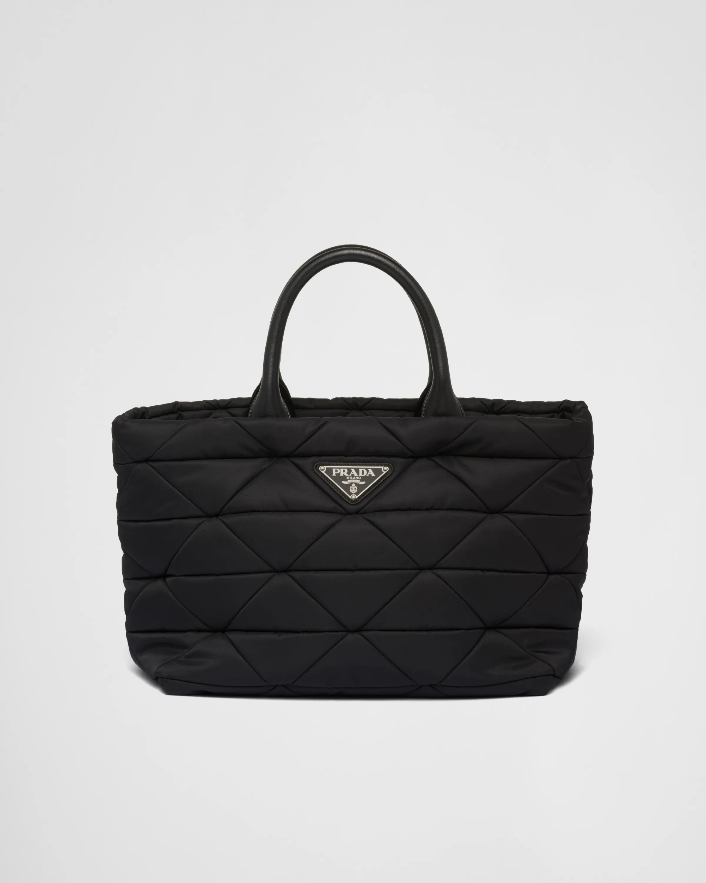 Donna Prada Borsa shopping Medium in Re-Nylon imbottito