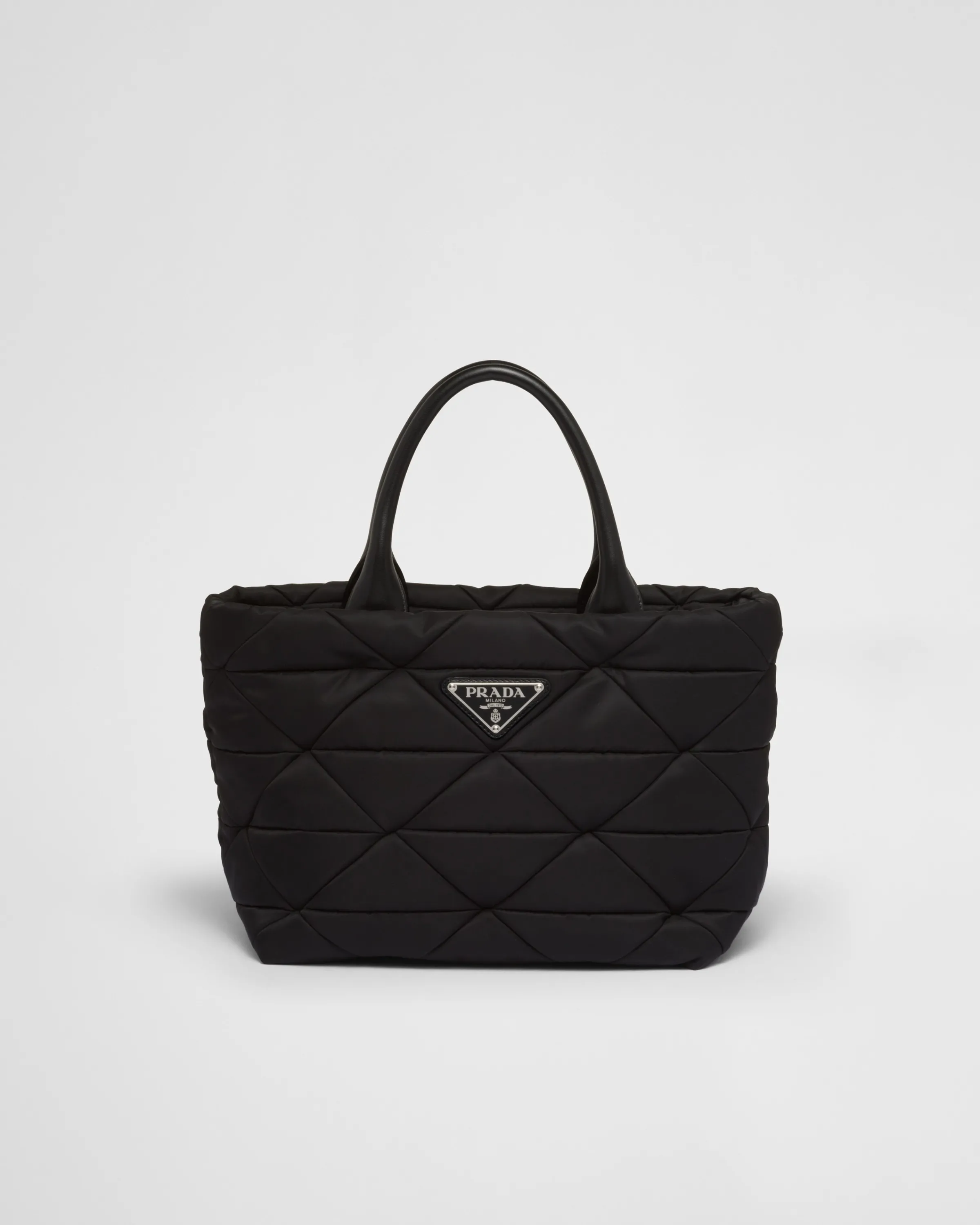 Donna Prada Borsa shopping small in Re-Nylon imbottito