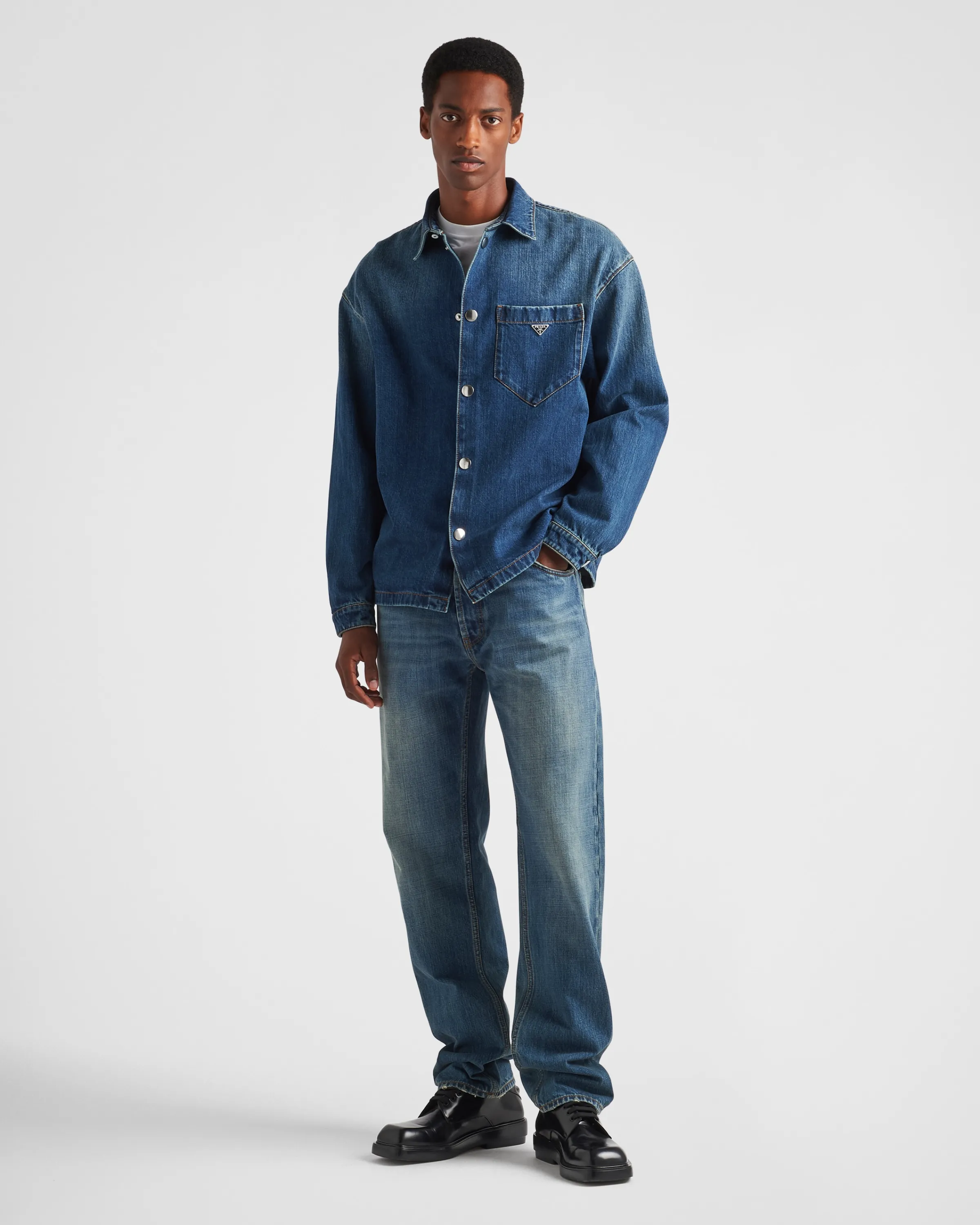 Uomo Prada Camicia in denim