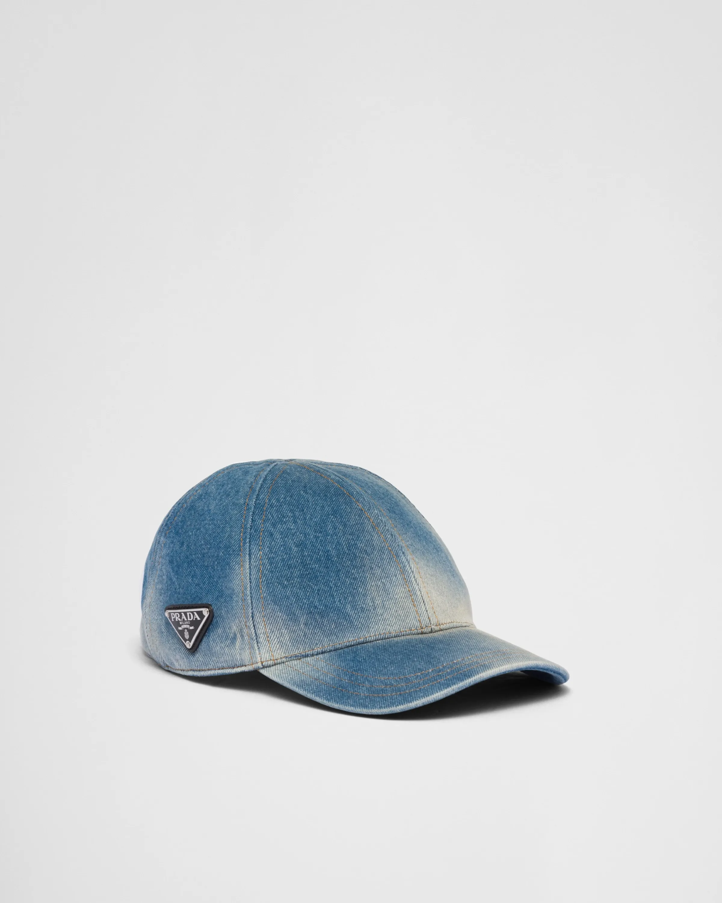 Uomo Prada Cappello da baseball in denim