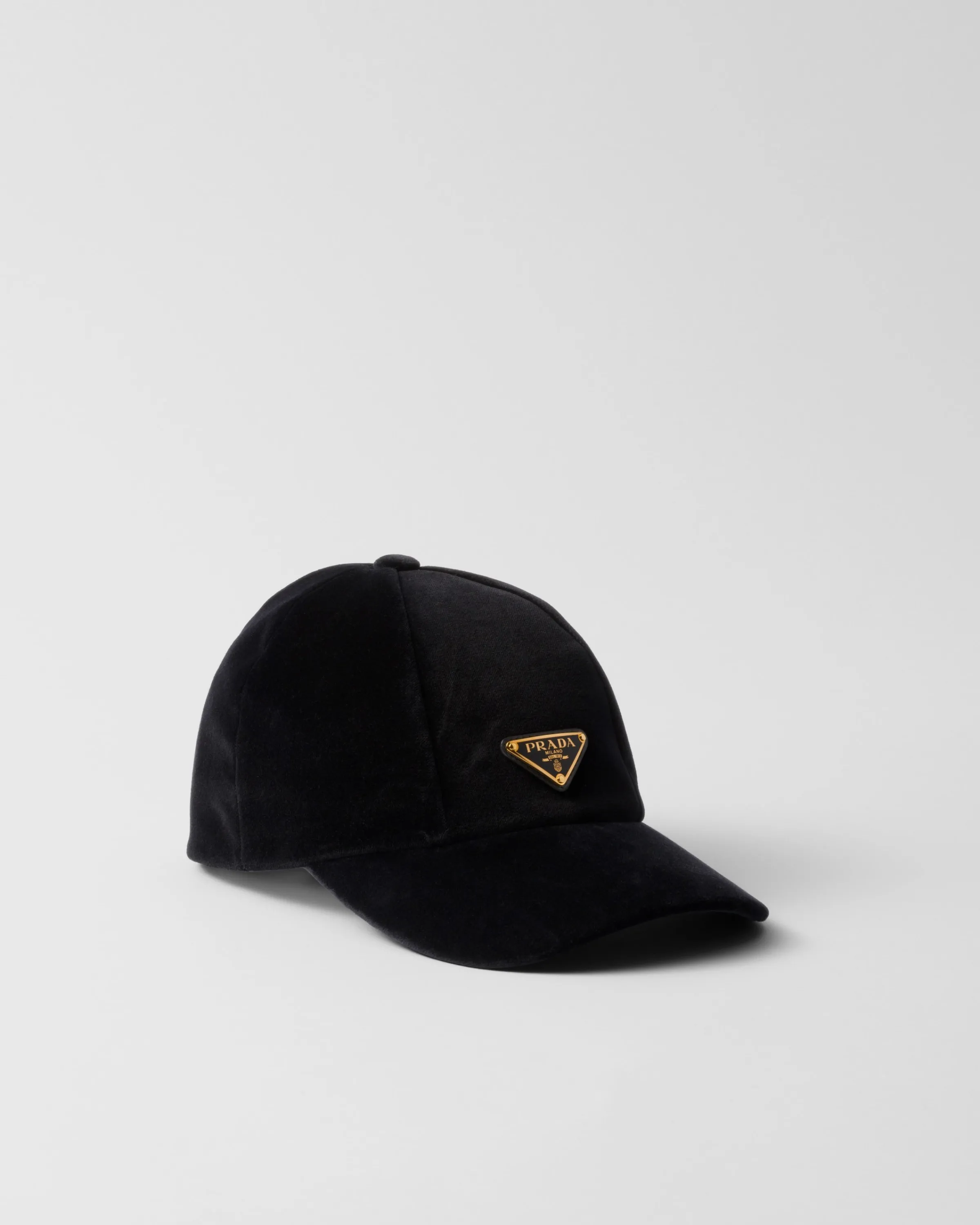 Donna Prada Cappello da baseball in velluto