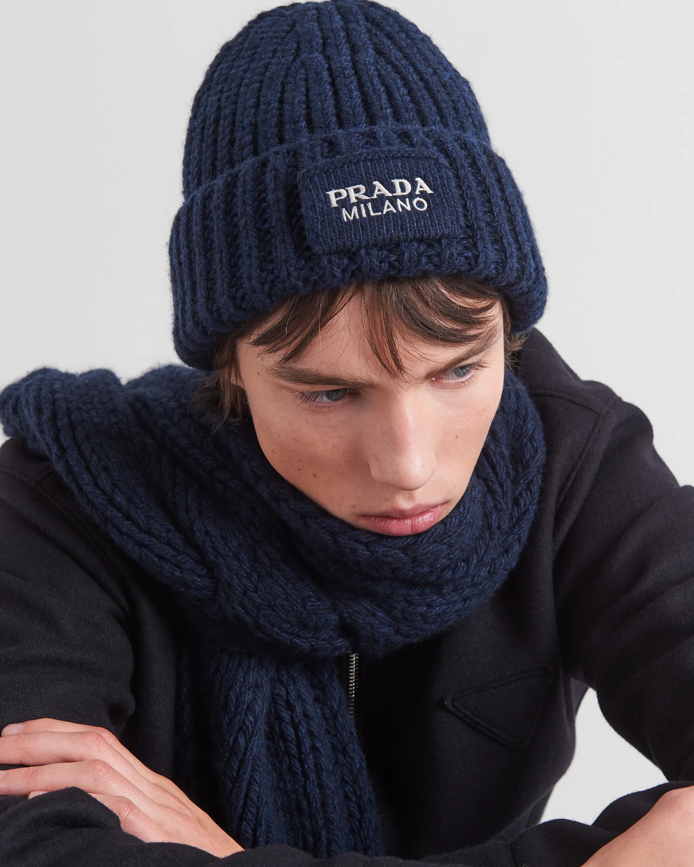 Uomo Prada Cappello in cashmere