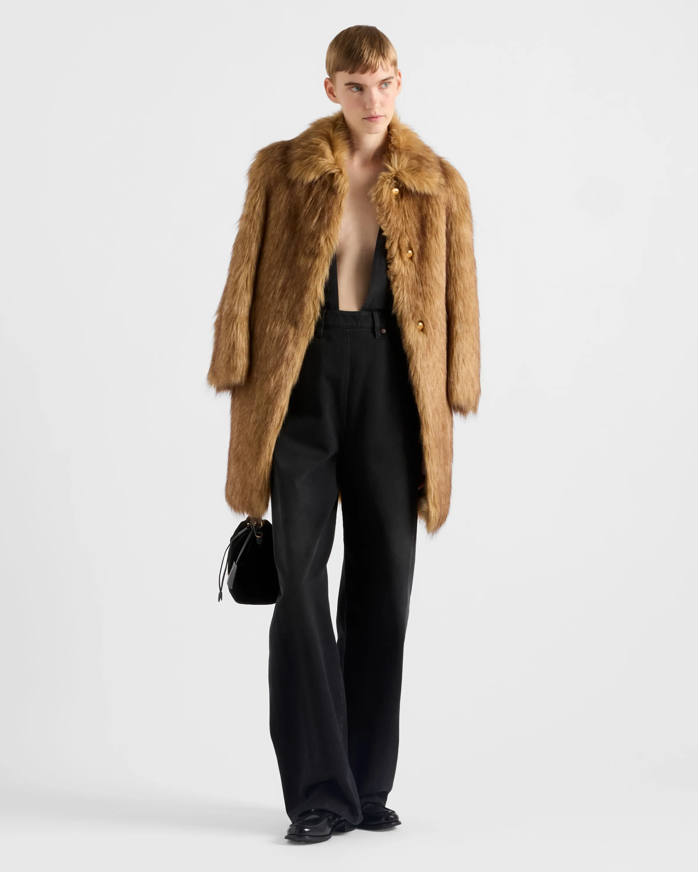 Donna Prada Cappotto in aspen