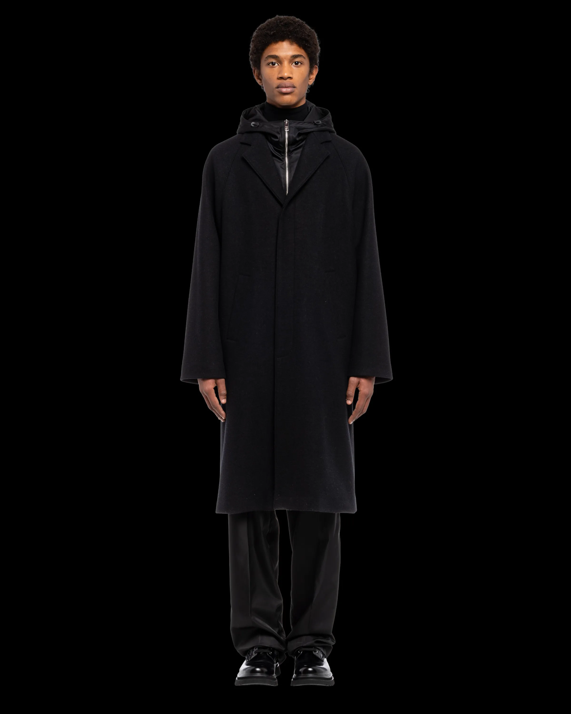 Uomo Prada Cappotto in misto lana