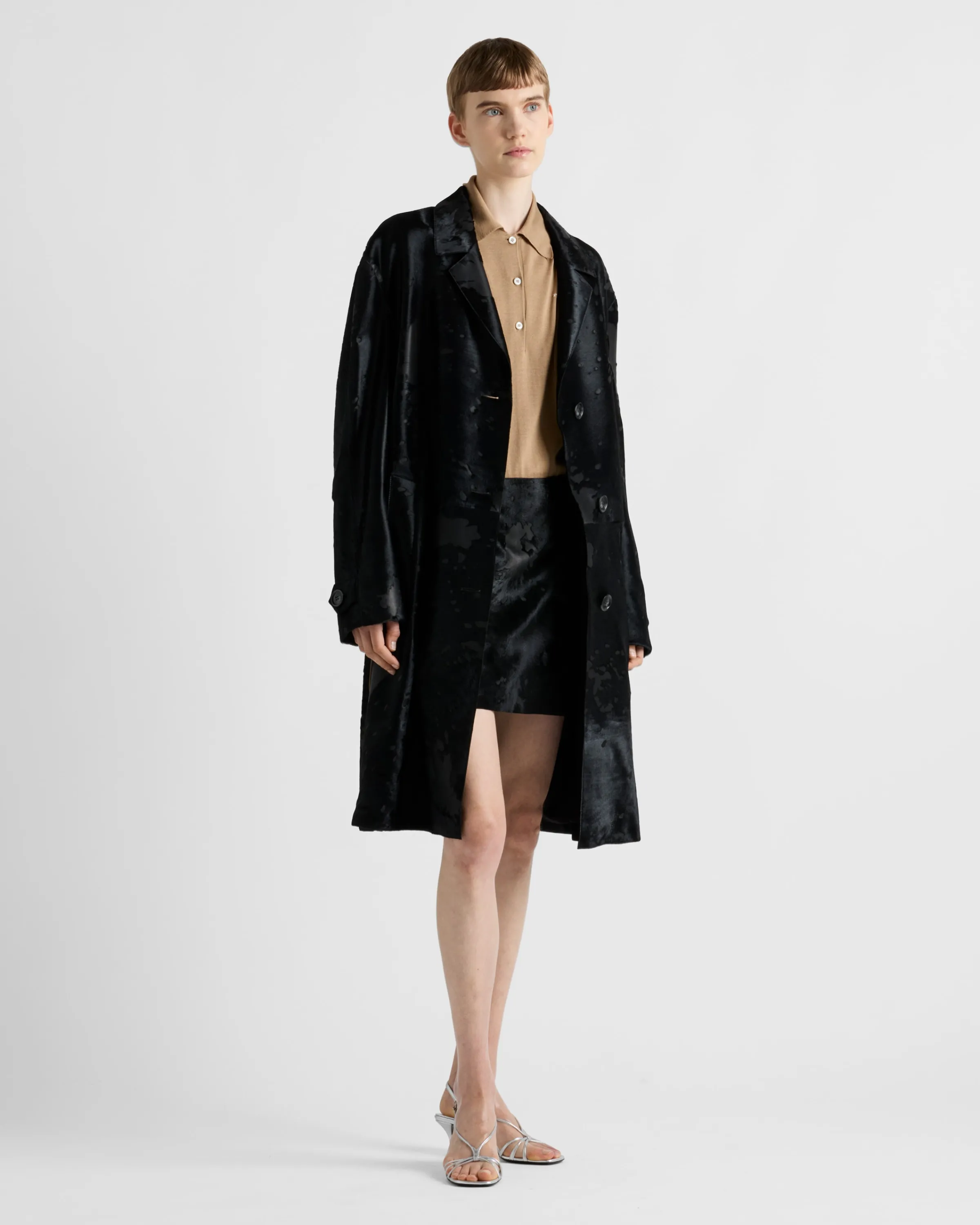 Donna Prada Cappotto in pelle