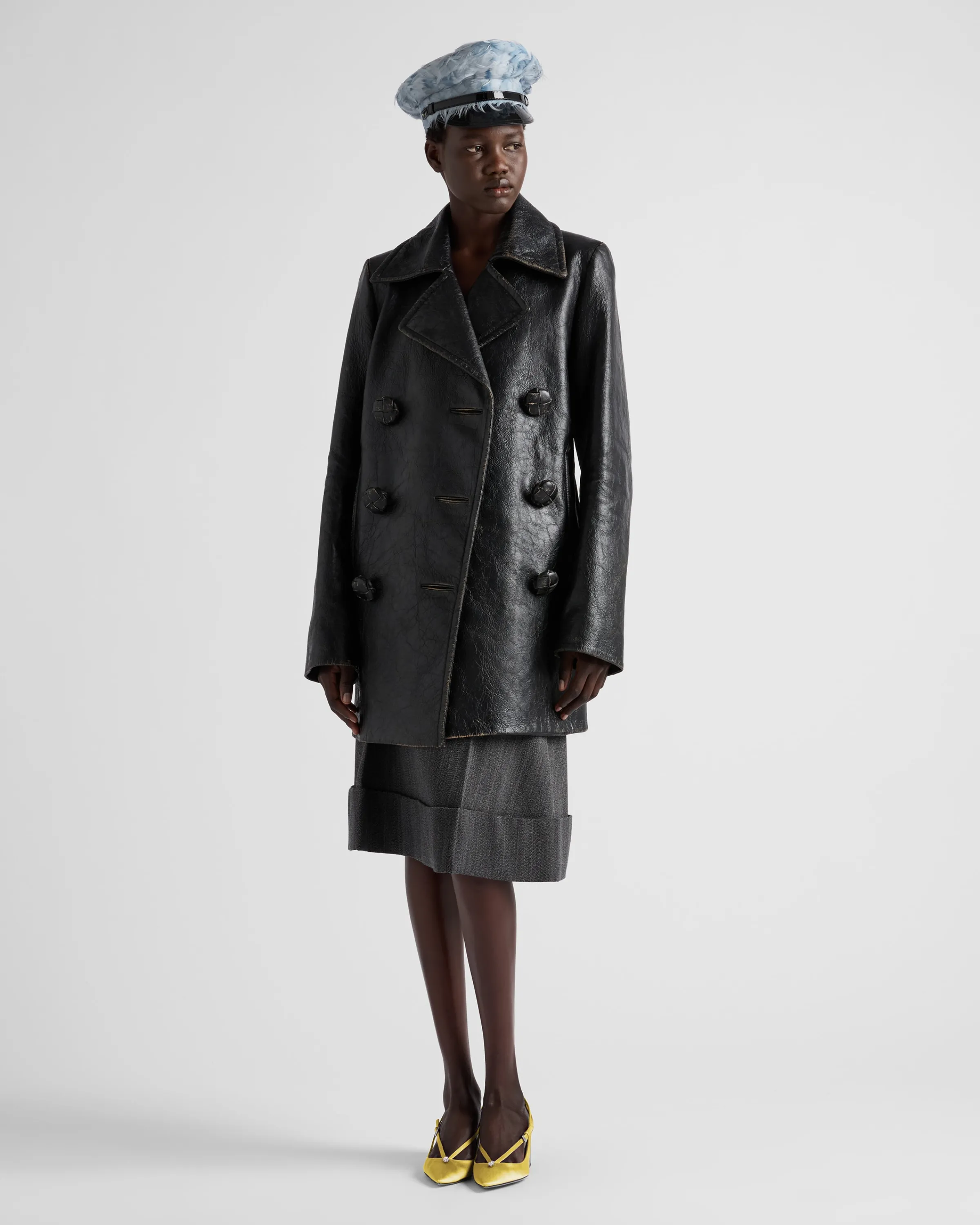 Donna Prada Cappotto in pelle