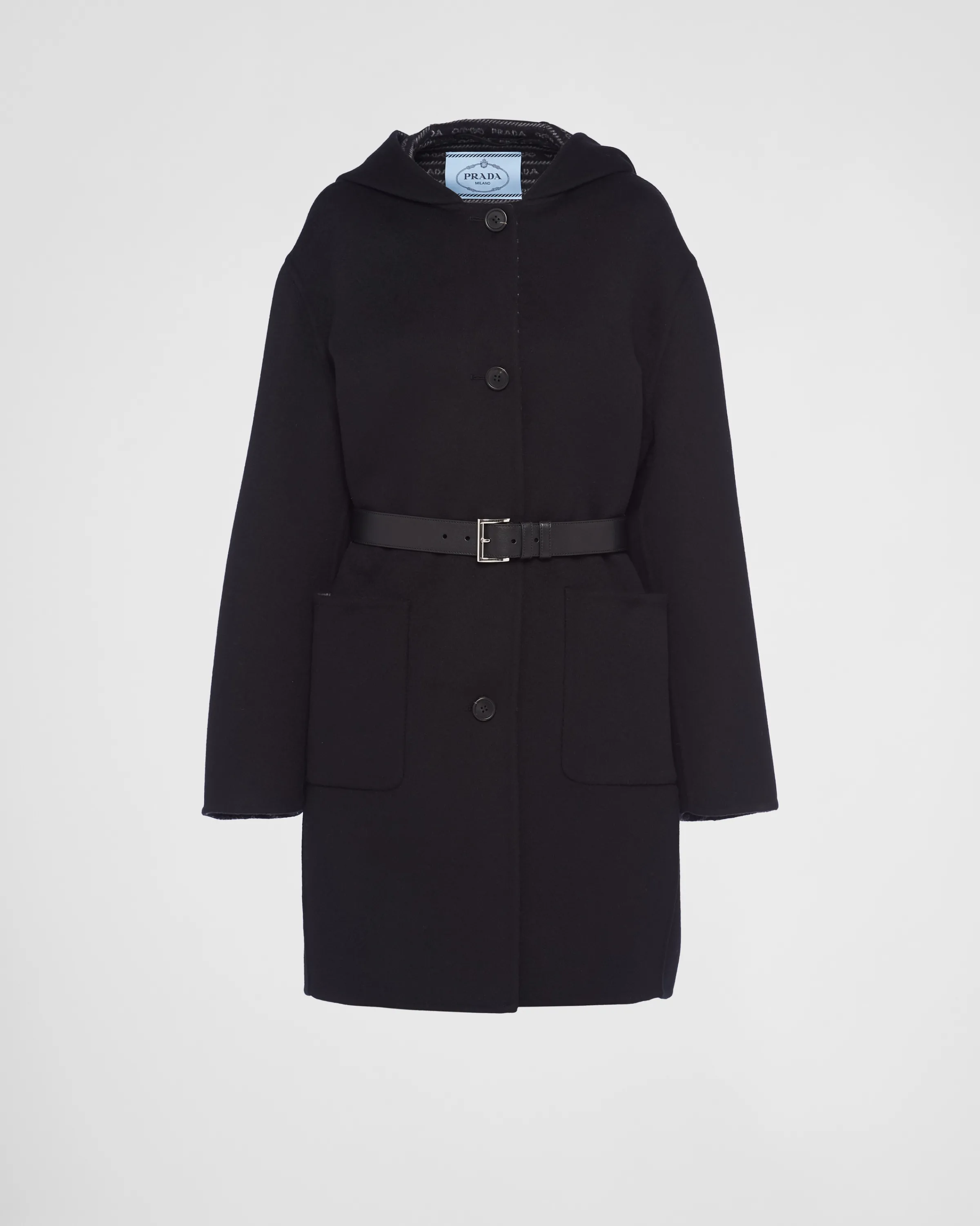 Donna Prada Cappotto monopetto in lana double