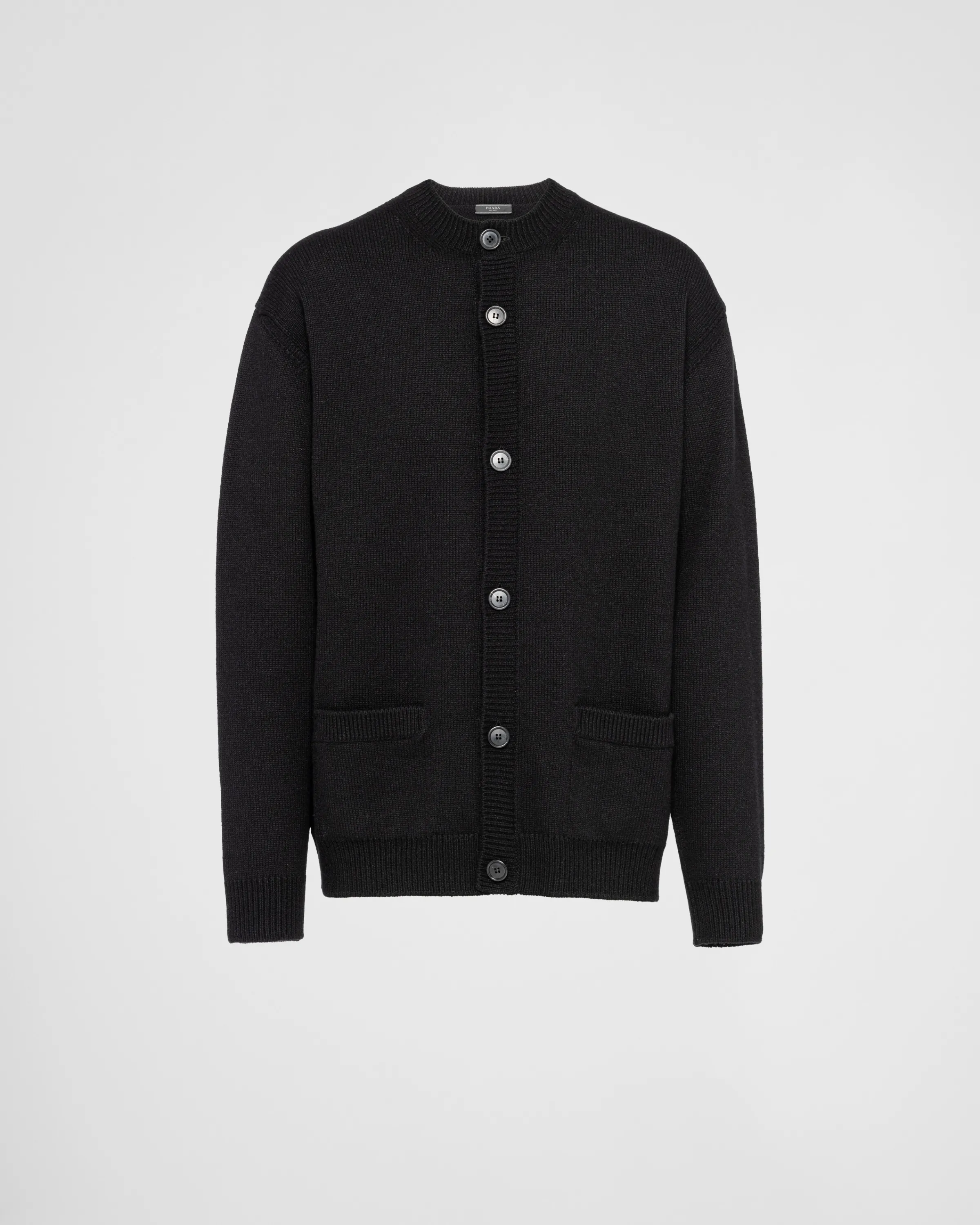 Uomo Prada Cardigan girocollo in cashmere