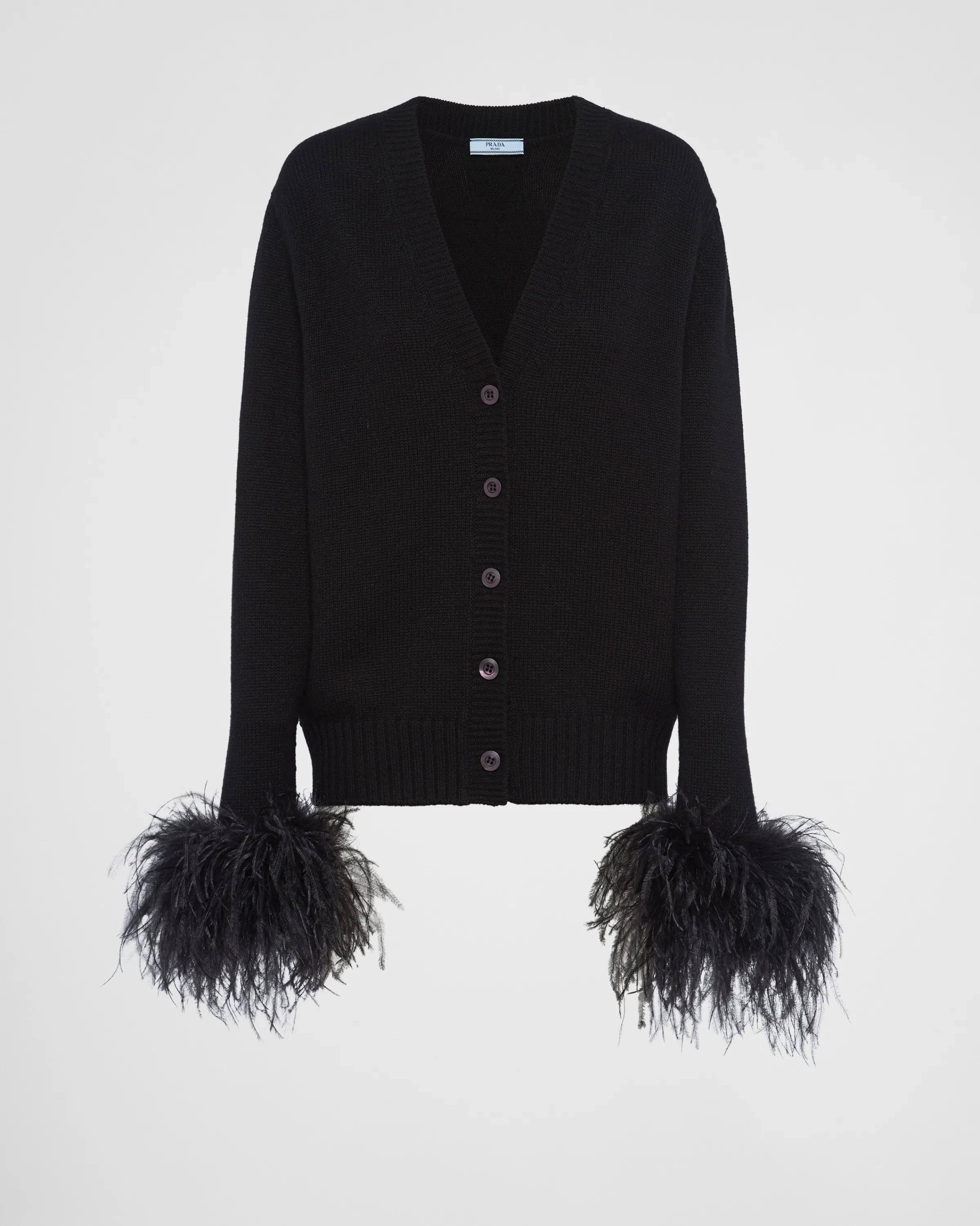 Donna Prada Cardigan in cashmere