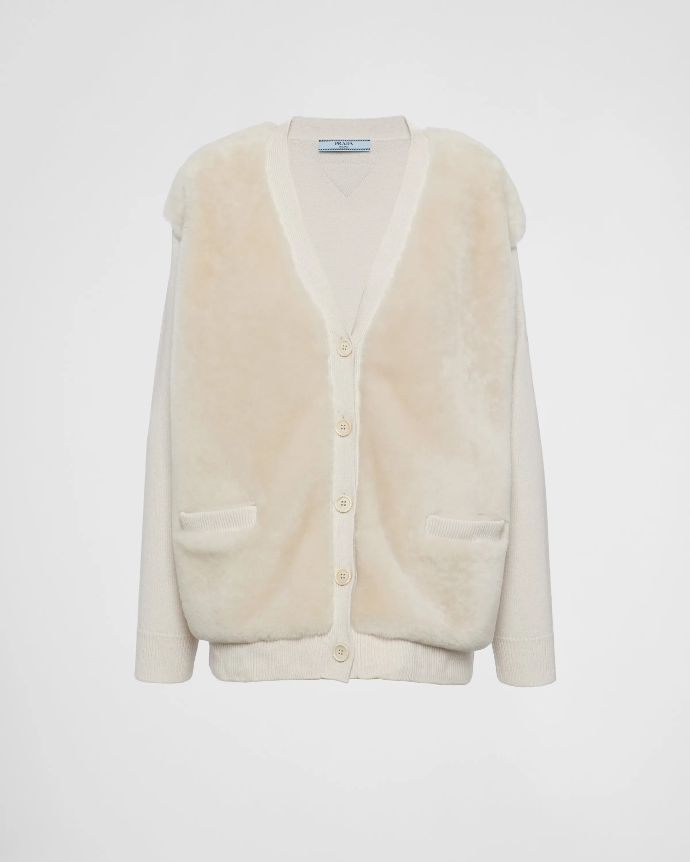 Donna Prada Cardigan in cashmere