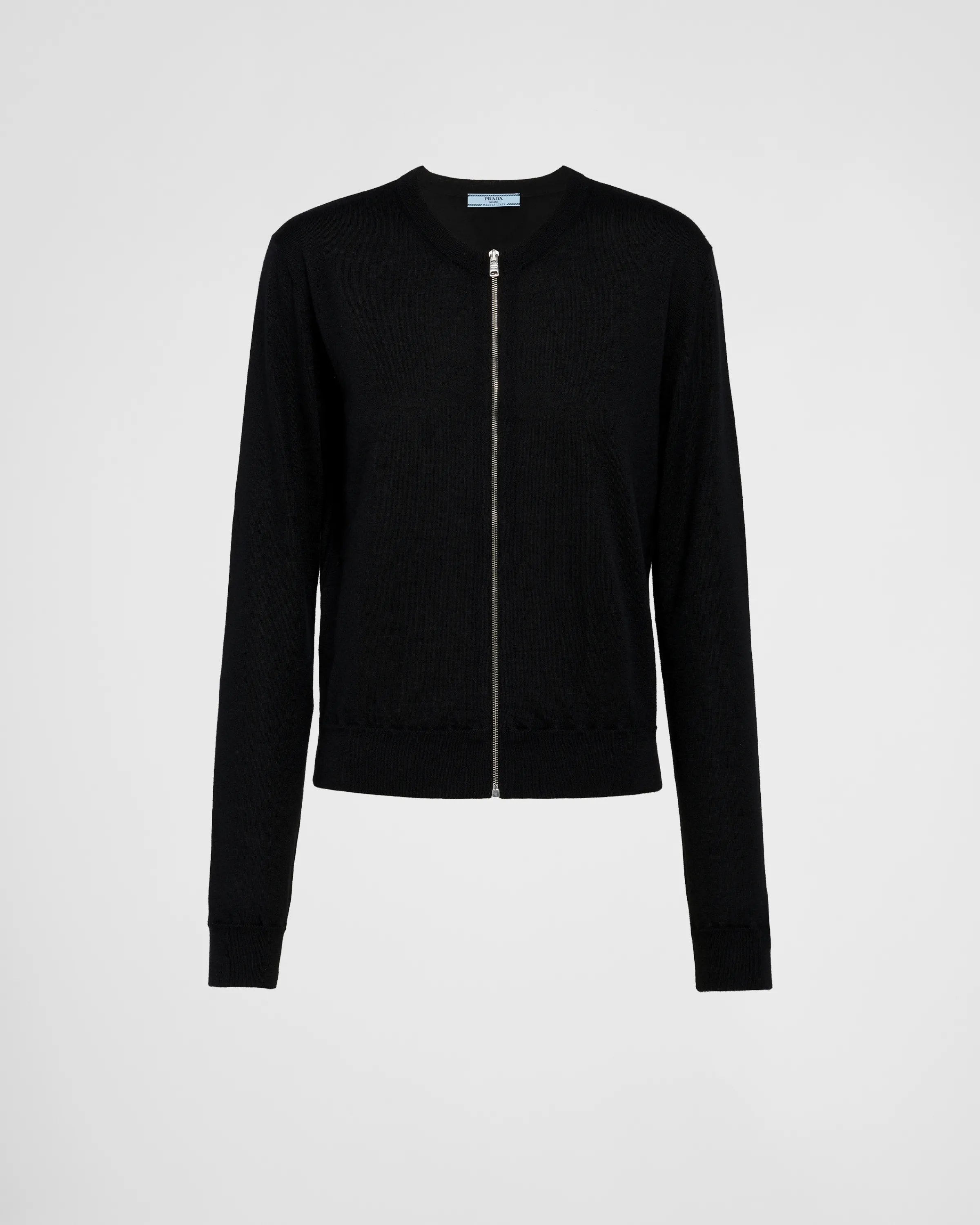 Donna Prada Cardigan in cashmere con zip