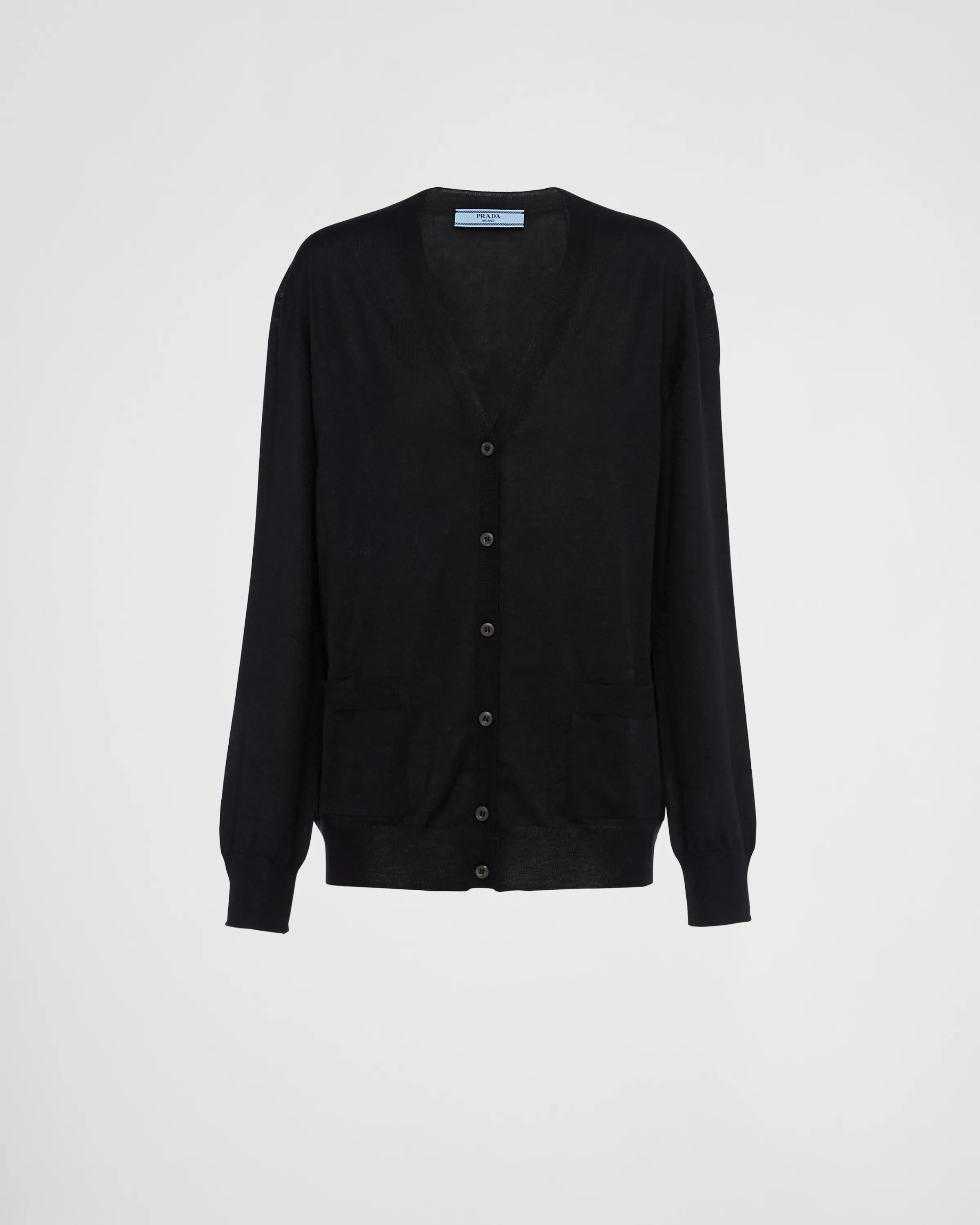 Donna Prada Cardigan in lana cashmere