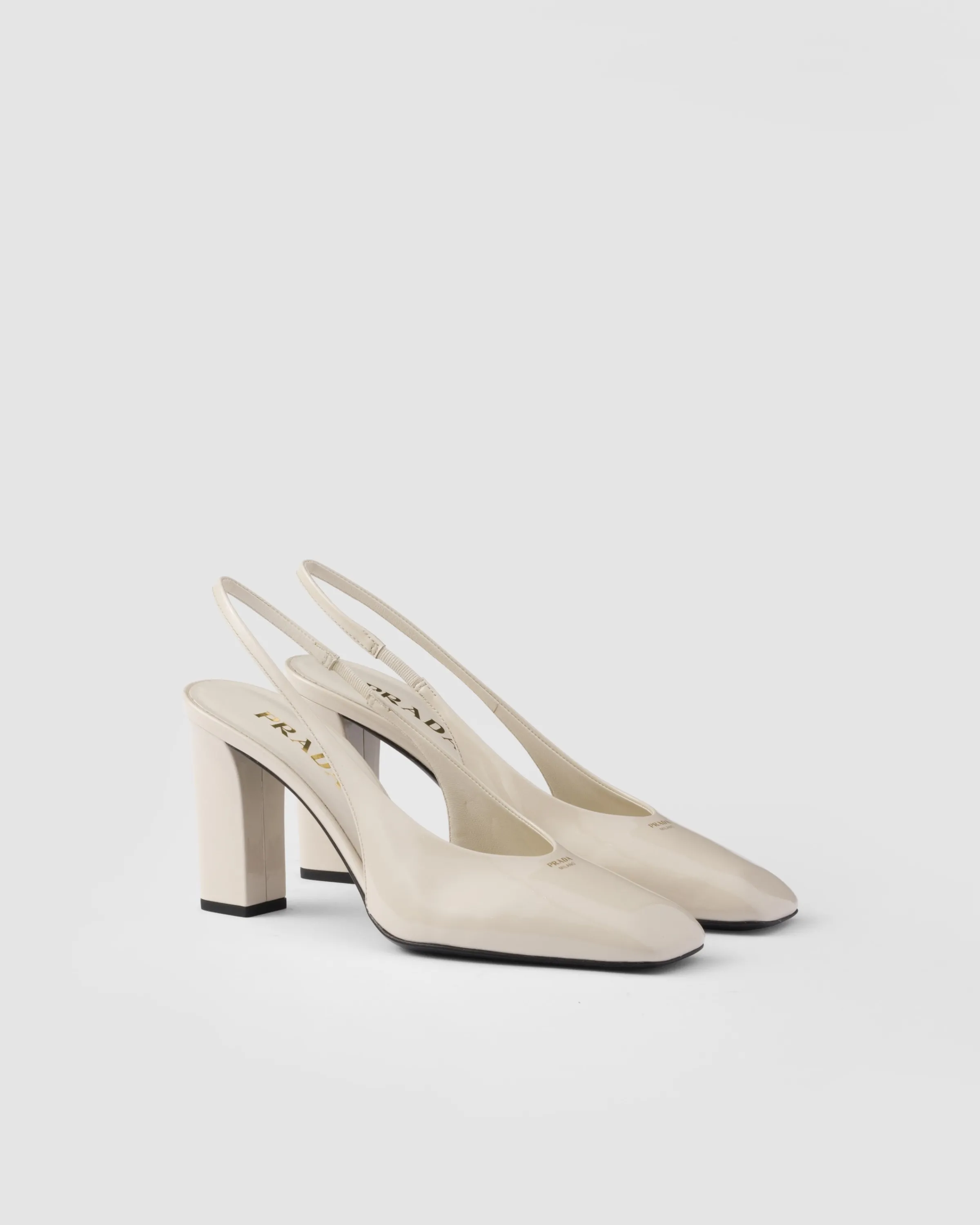 Donna Prada Décolleté slingback in vernice