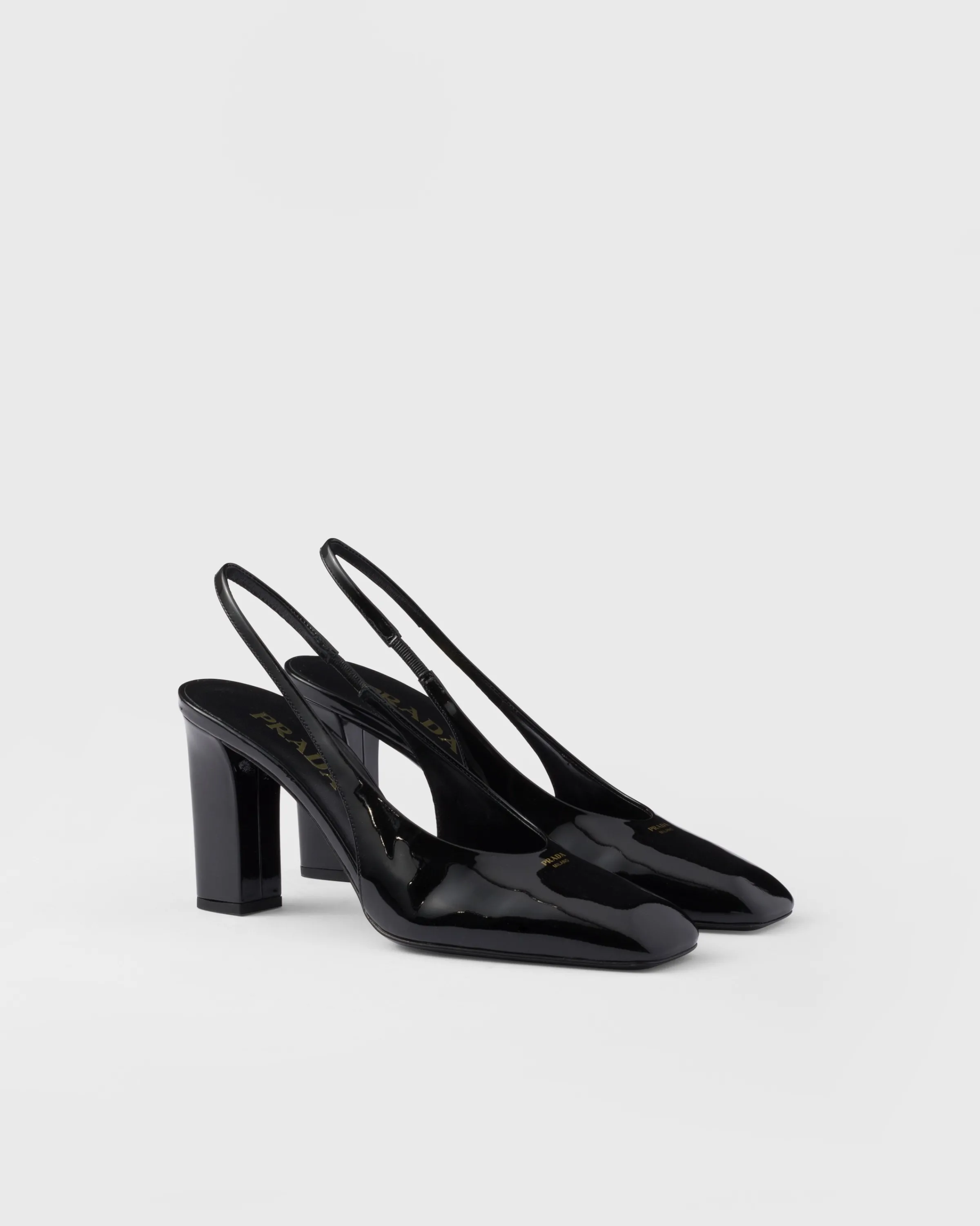 Donna Prada Décolleté slingback in vernice