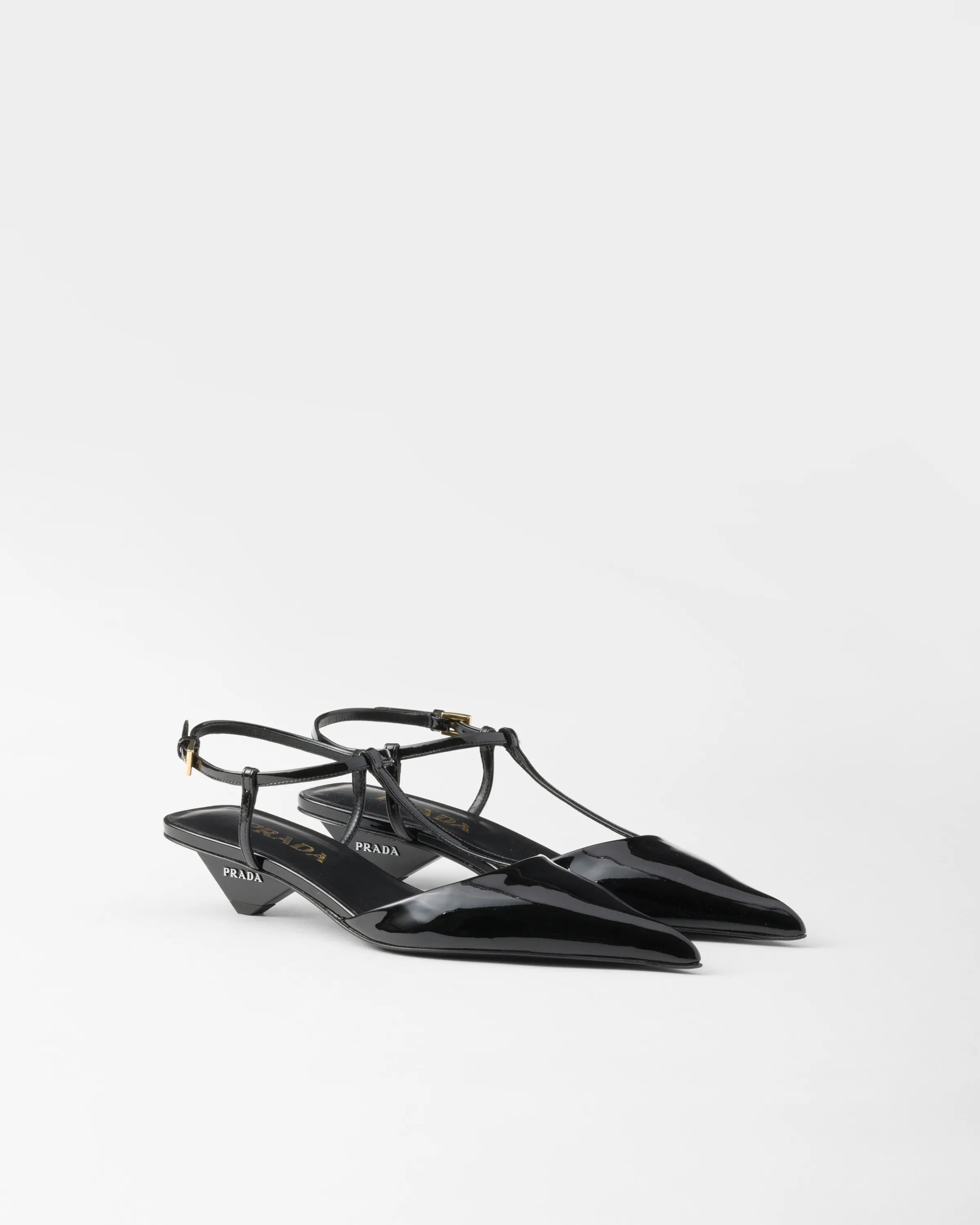 Donna Prada Décolleté slingback in vernice