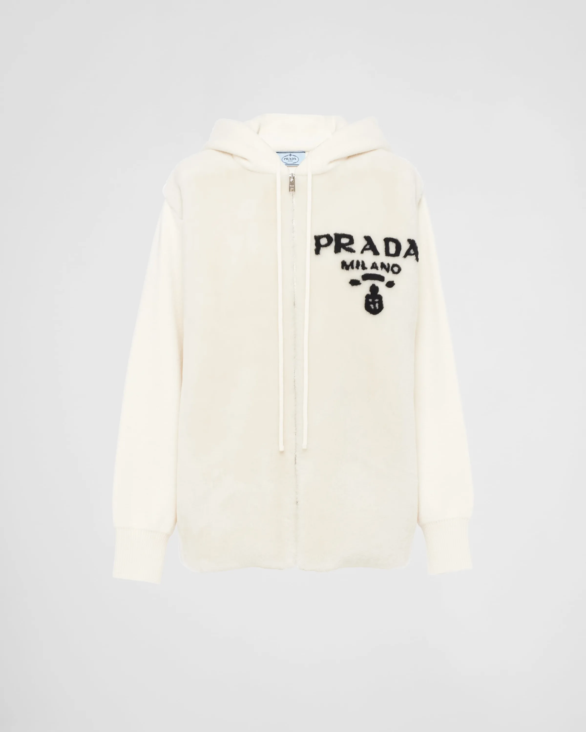 Donna Prada Felpa oversize in cashmere e montone