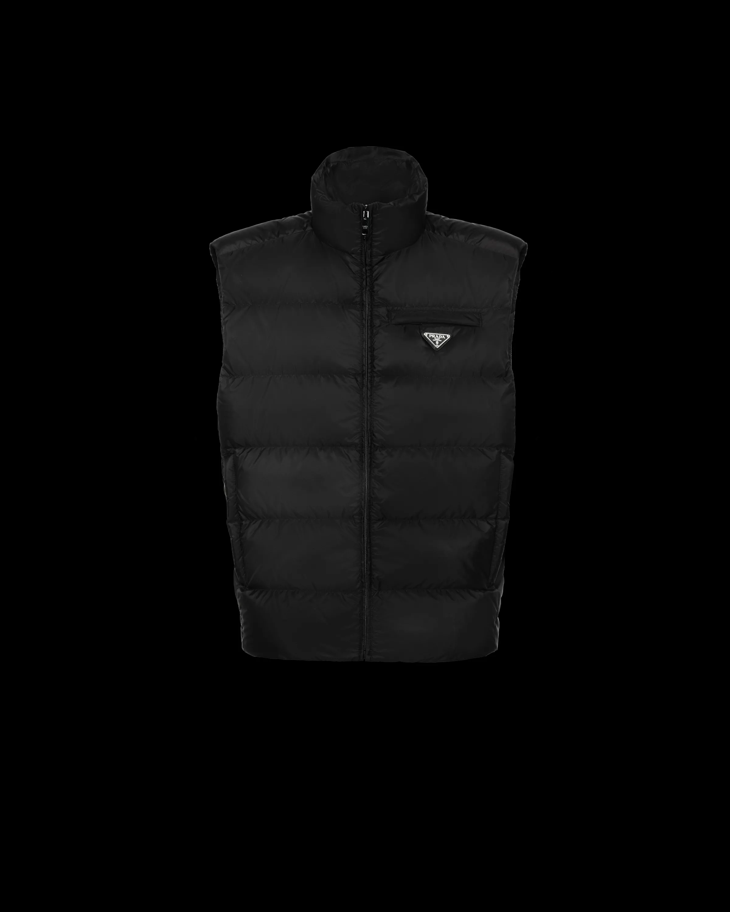 Uomo Prada Gilet imbottito in Re-Nylon