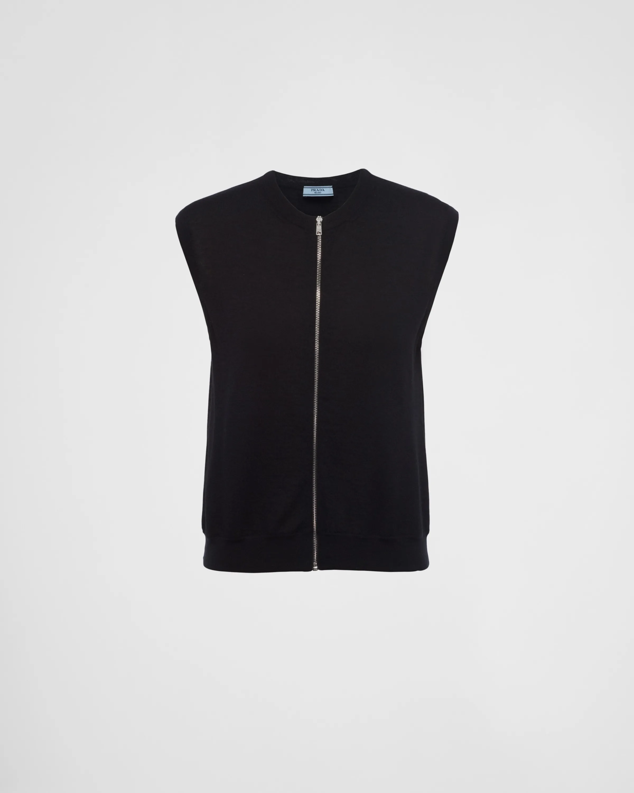 Donna Prada Gilet in cashmere con zip