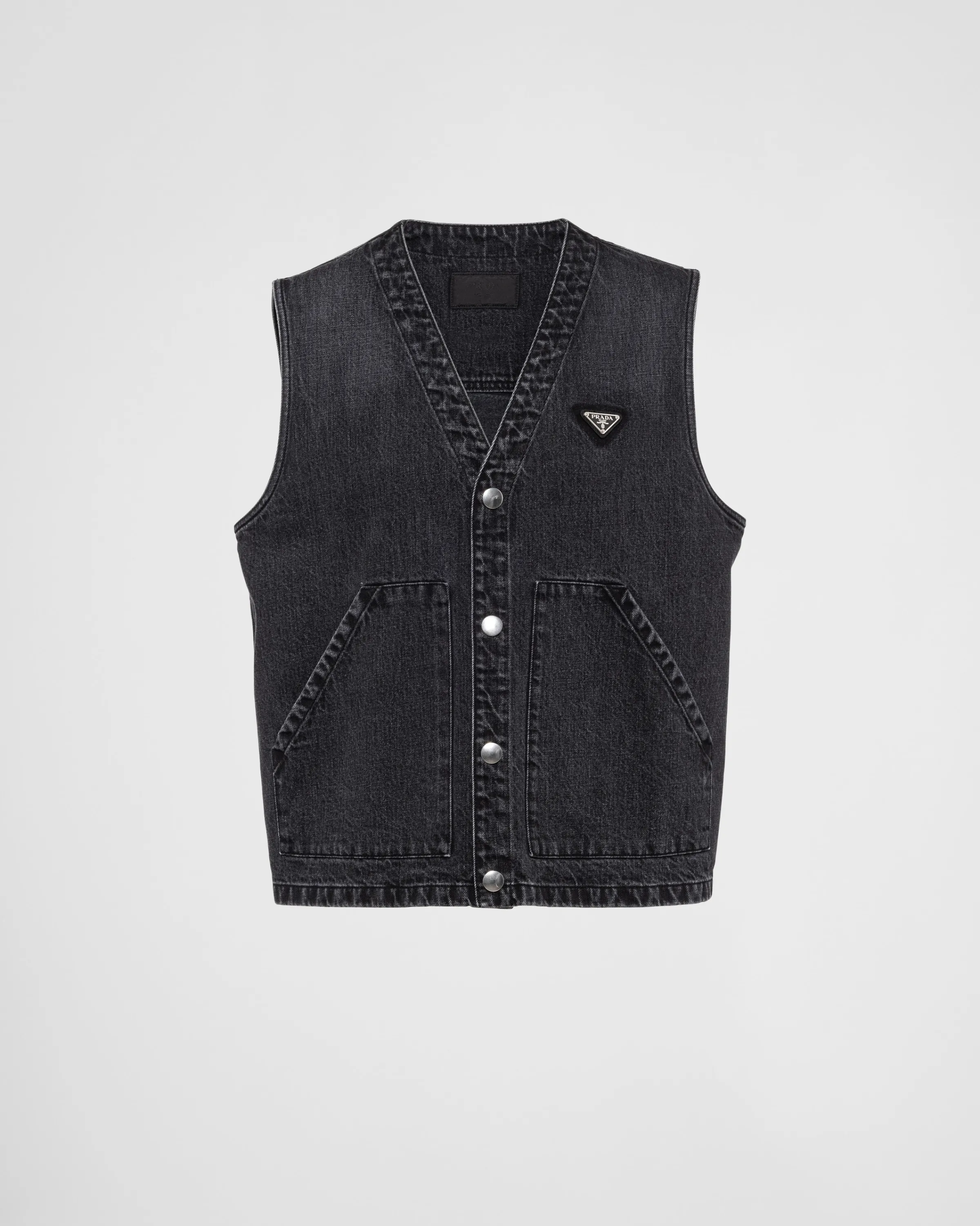 Uomo Prada Gilet in denim