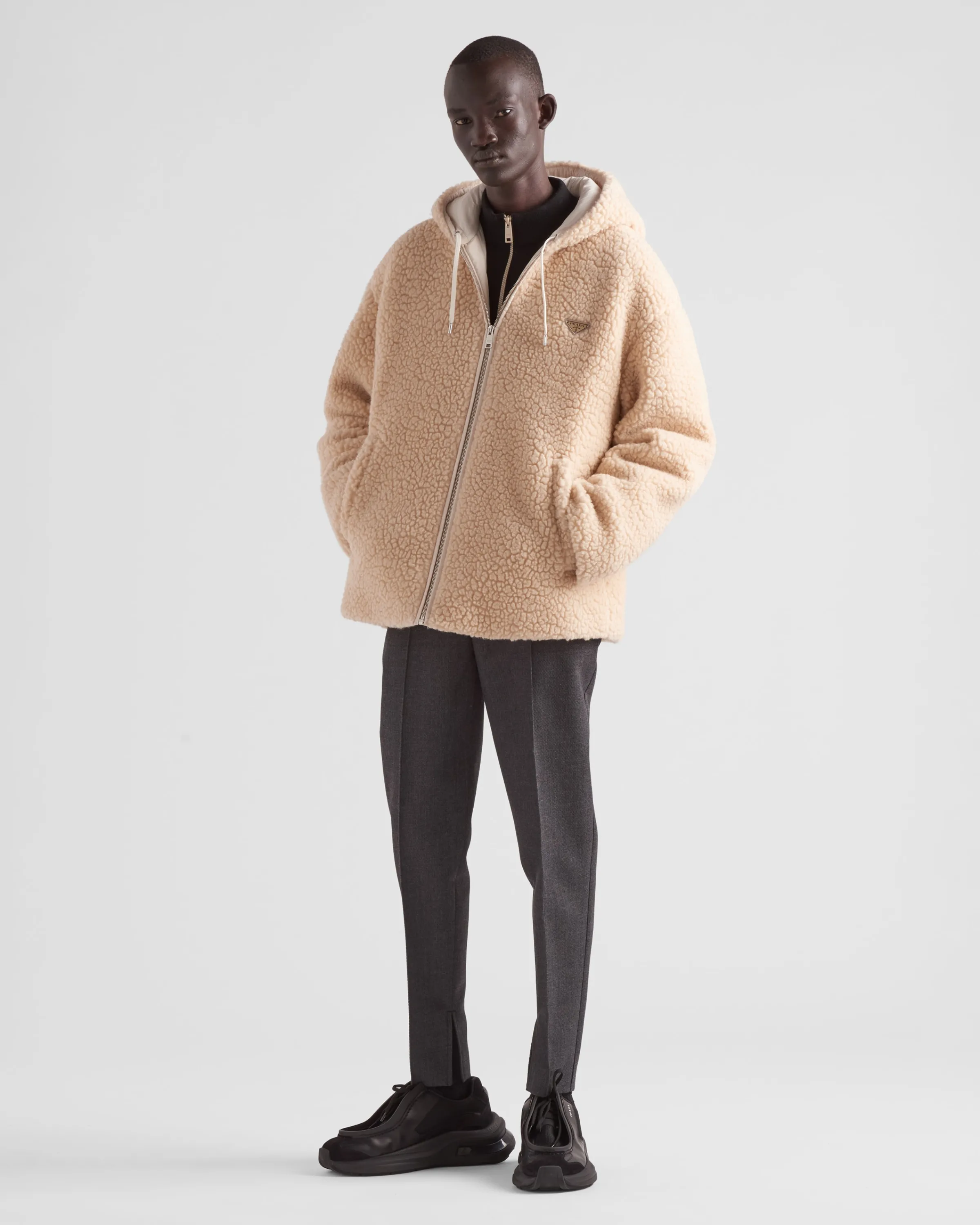 Uomo Prada Giubbotto in cashmere seta