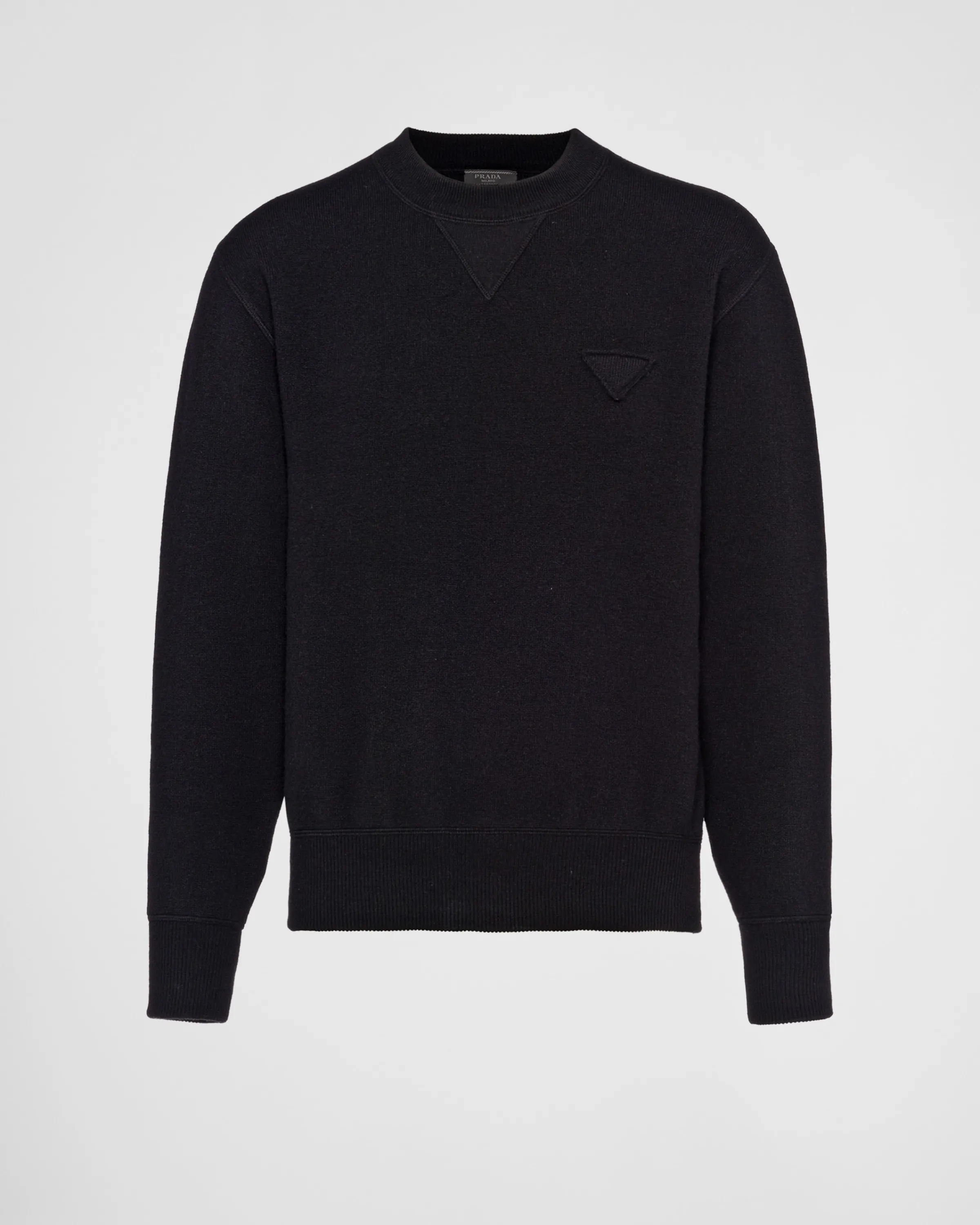 Uomo Prada Maglia girocollo in cashmere