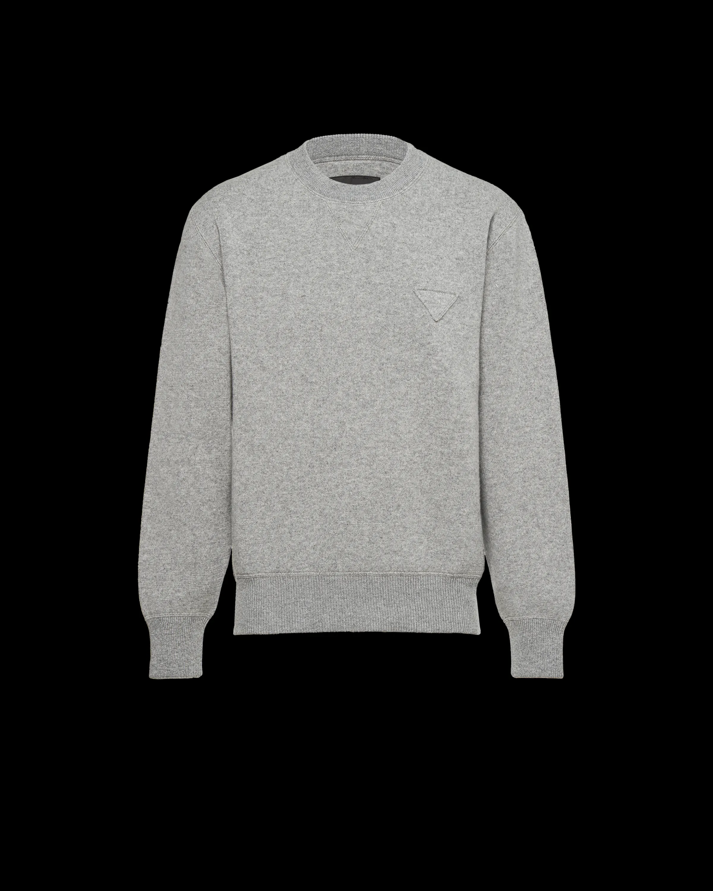 Uomo Prada Maglia girocollo in cashmere