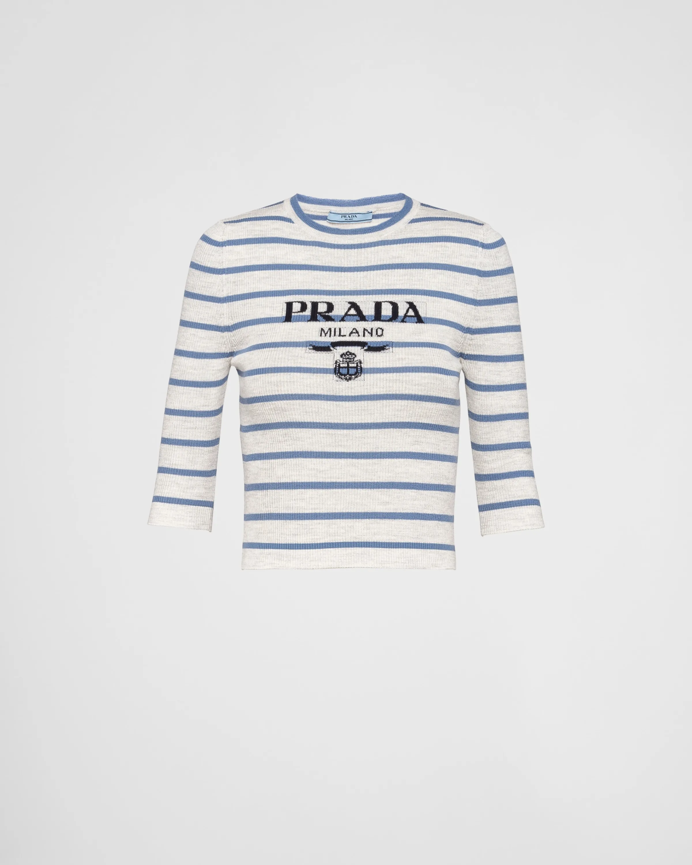 Donna Prada Maglia girocollo in lana pettinata