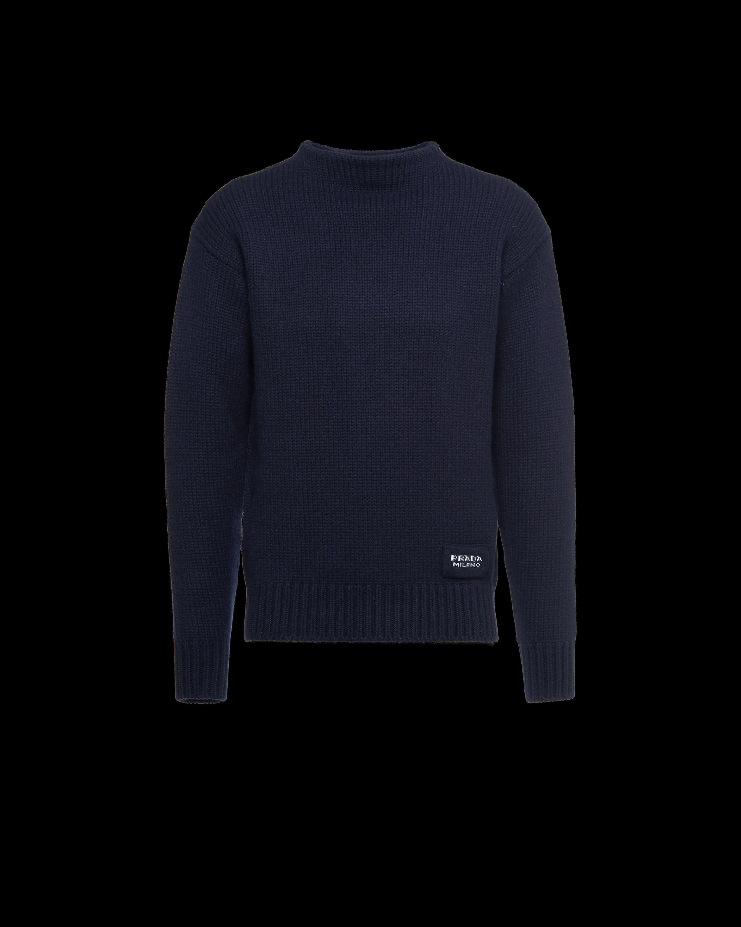 Uomo Prada Maglia scollo barca in cashmere