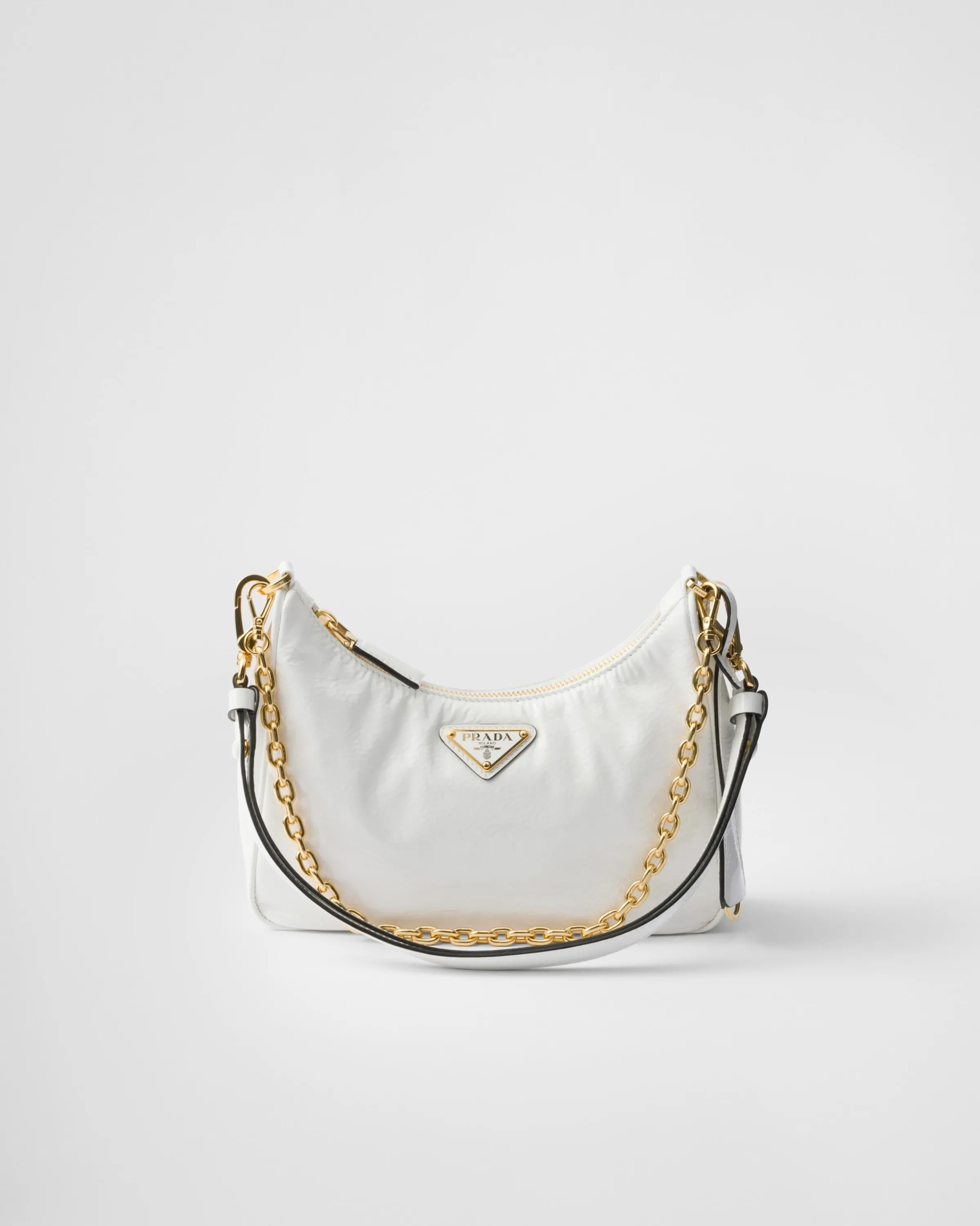 Donna Prada Mini borsa Re-Edition in vernice naplak