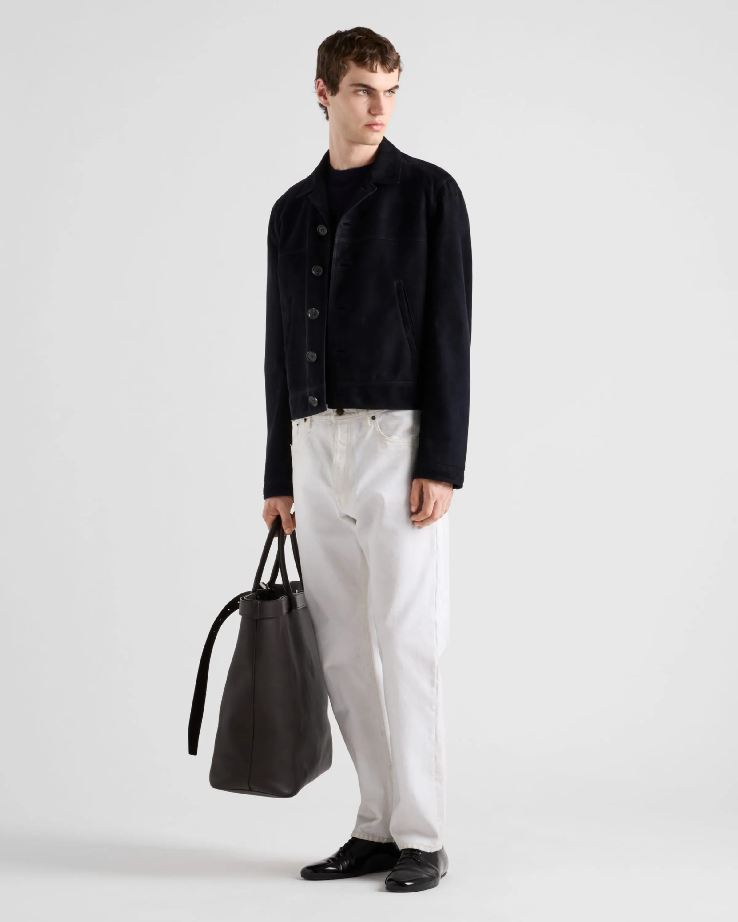 Uomo Prada Pantaloni cinque tasche in canvas