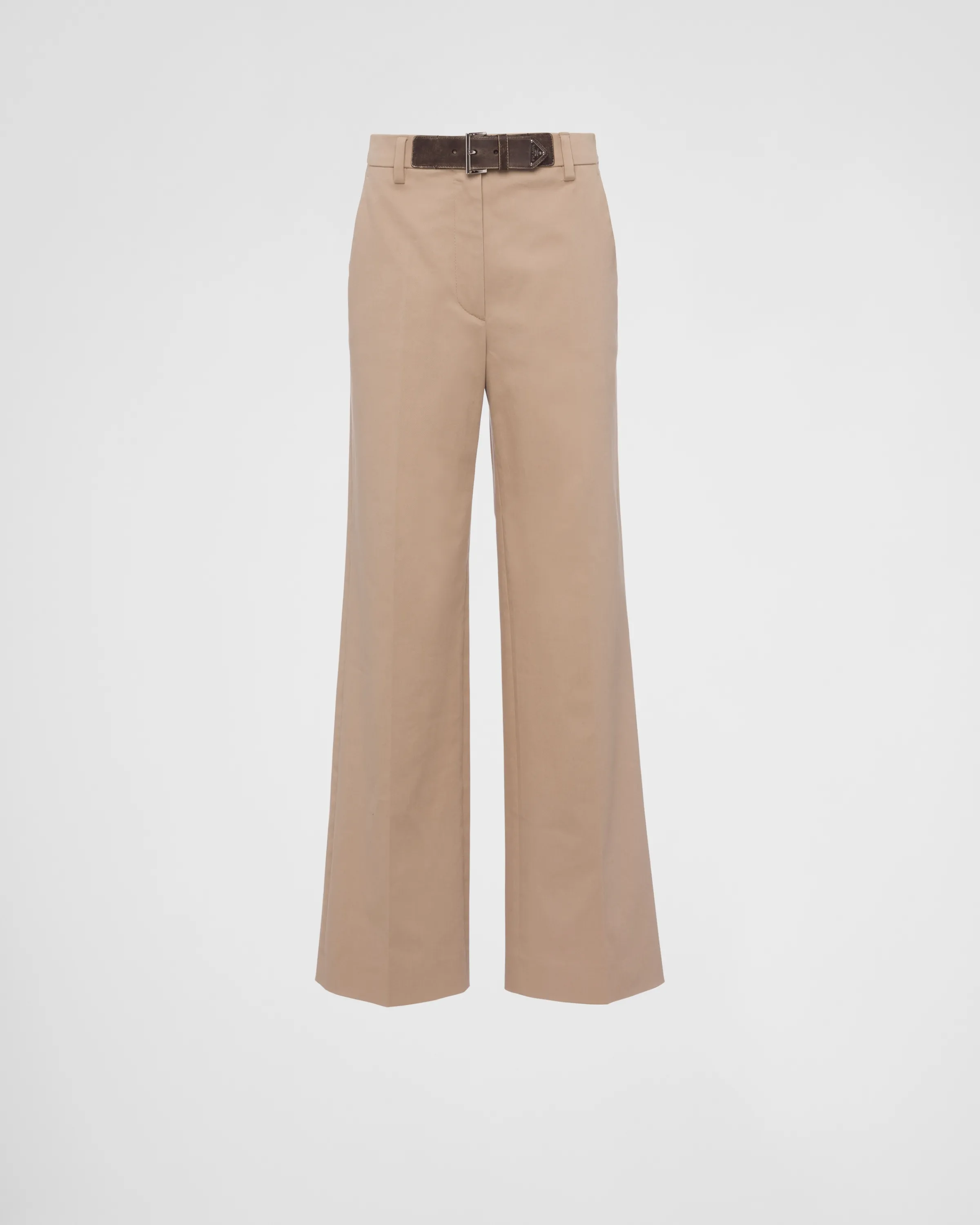 Donna Prada Pantaloni in gabardine