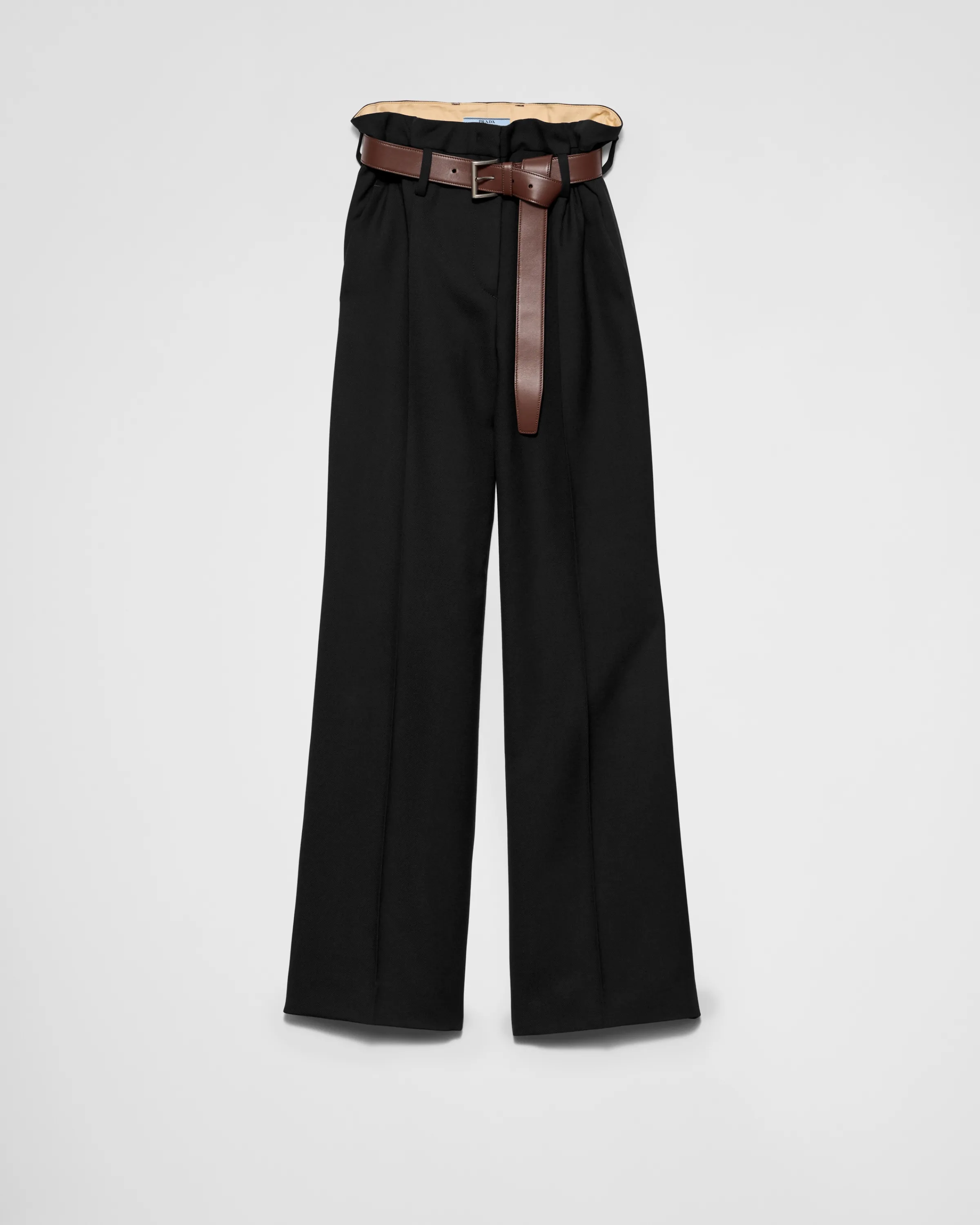 Donna Prada Pantaloni in gabardine