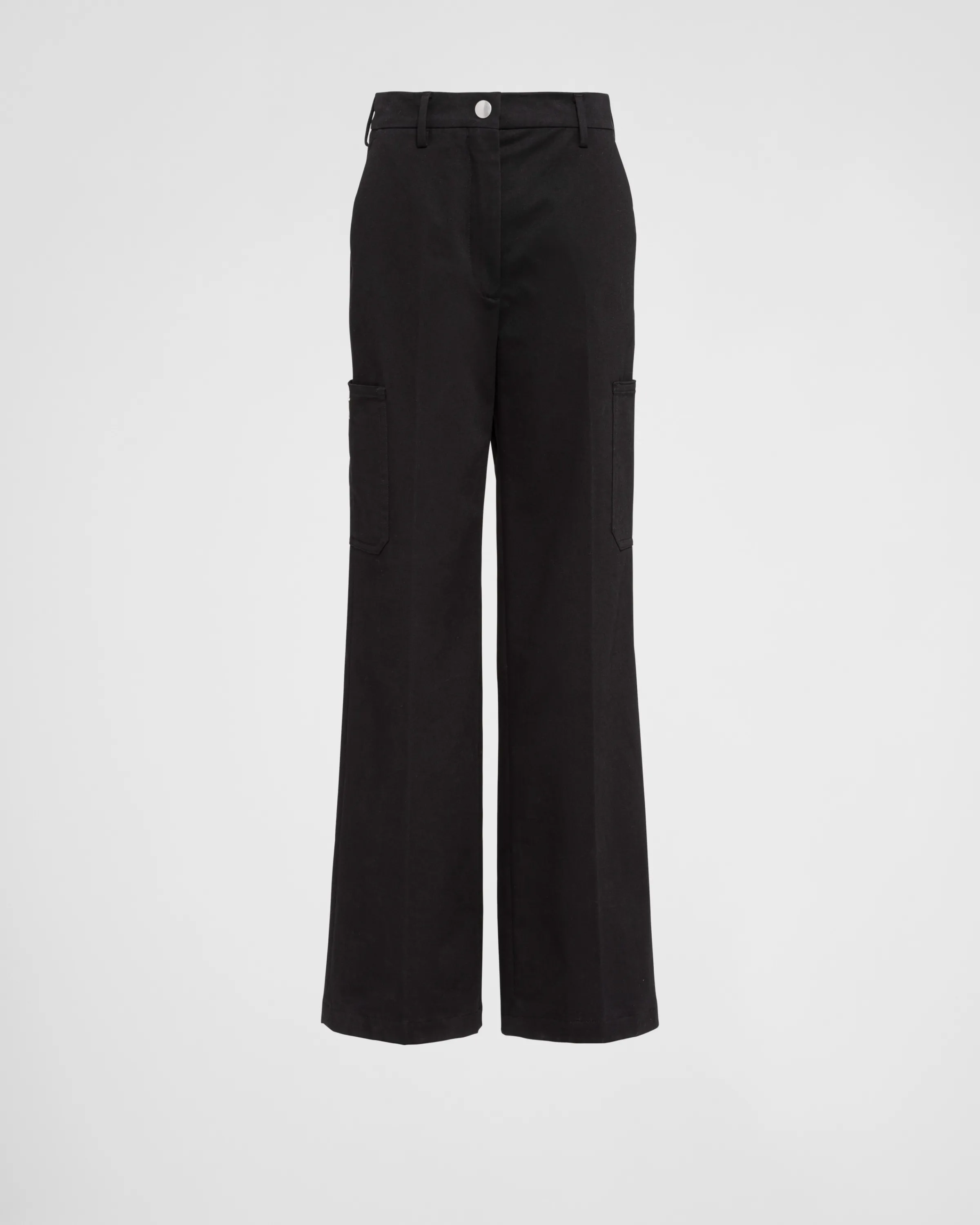 Donna Prada Pantaloni in gabardine stretch