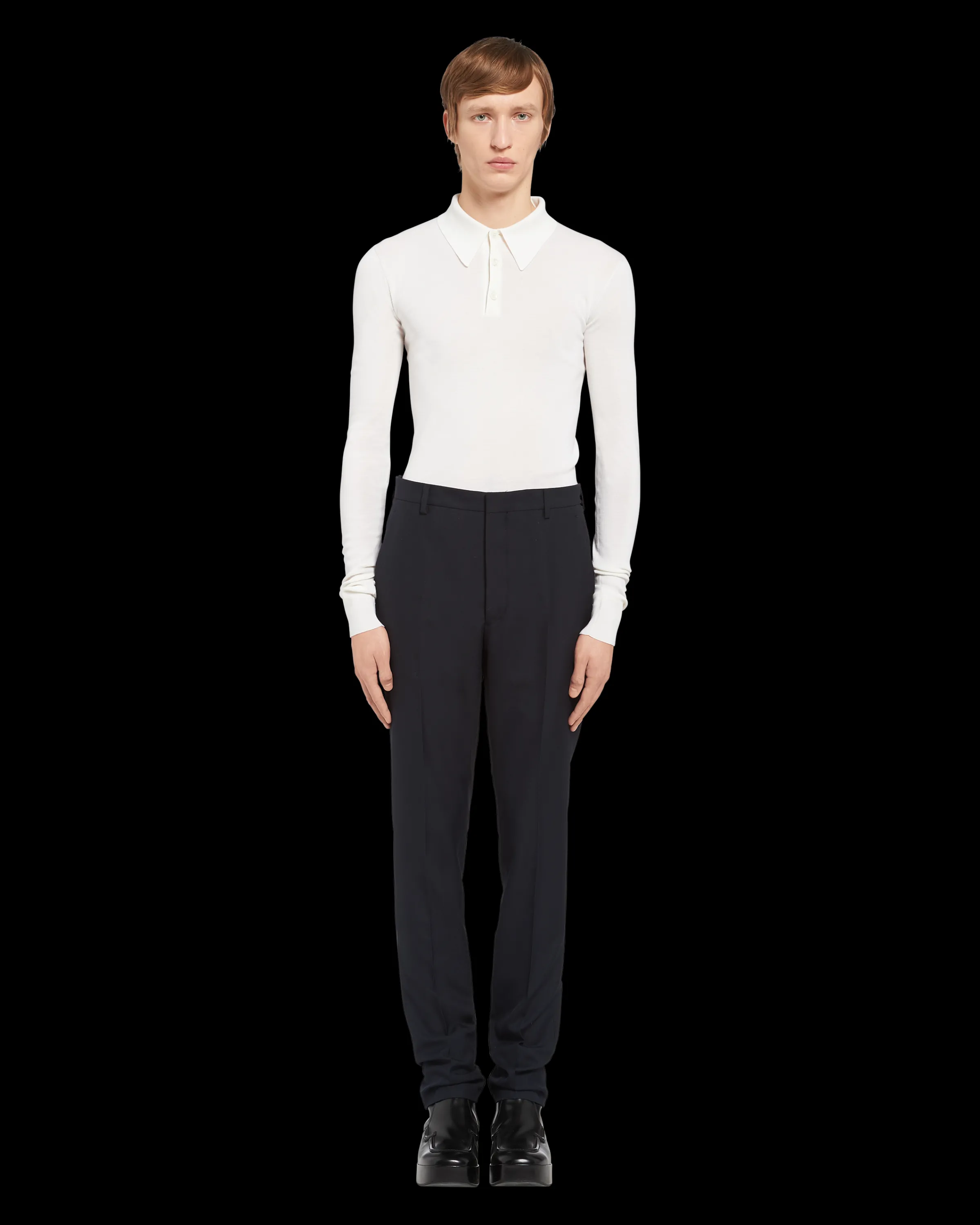 Uomo Prada Pantaloni in misto lana