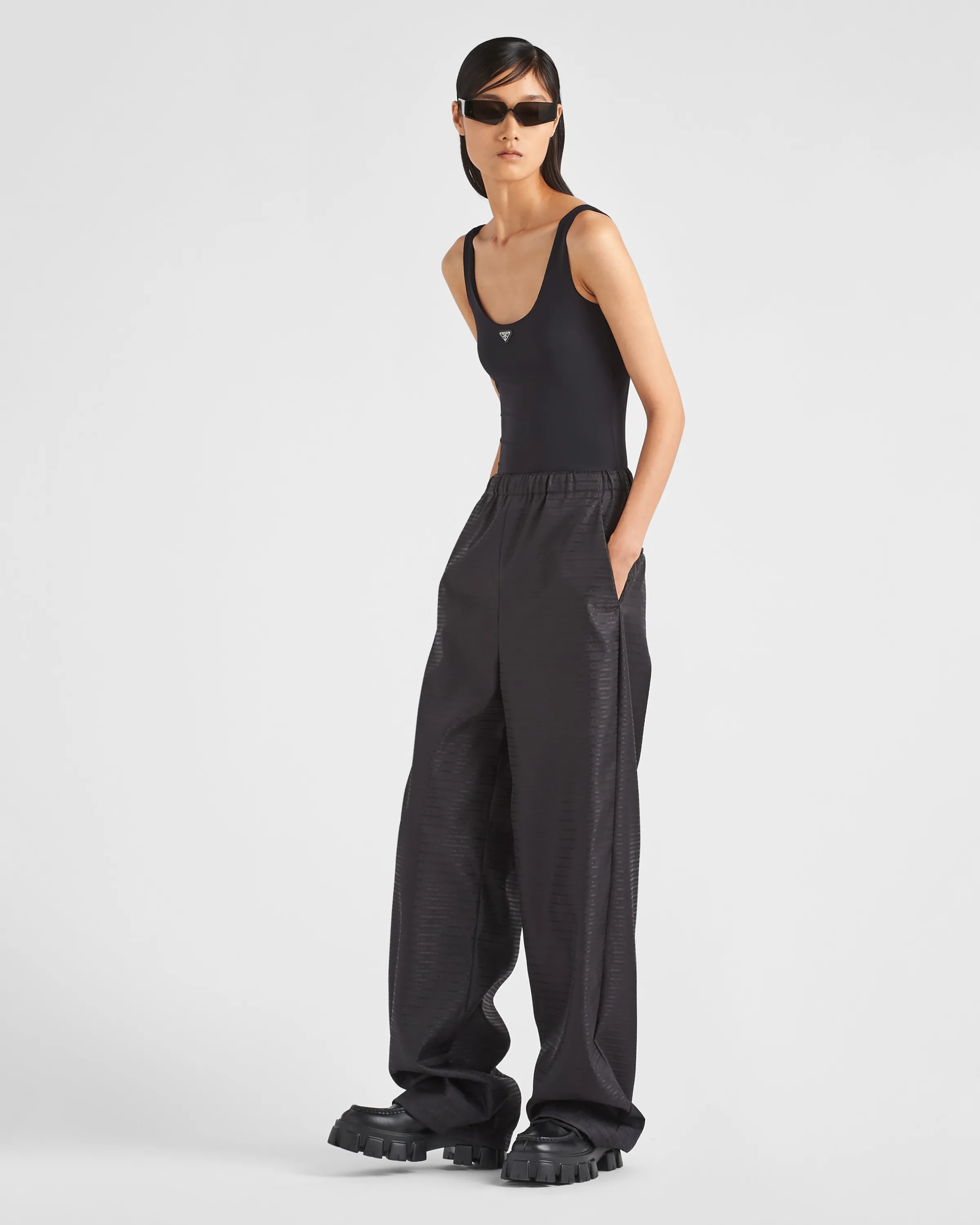 Donna Prada Pantaloni in Re-Nylon