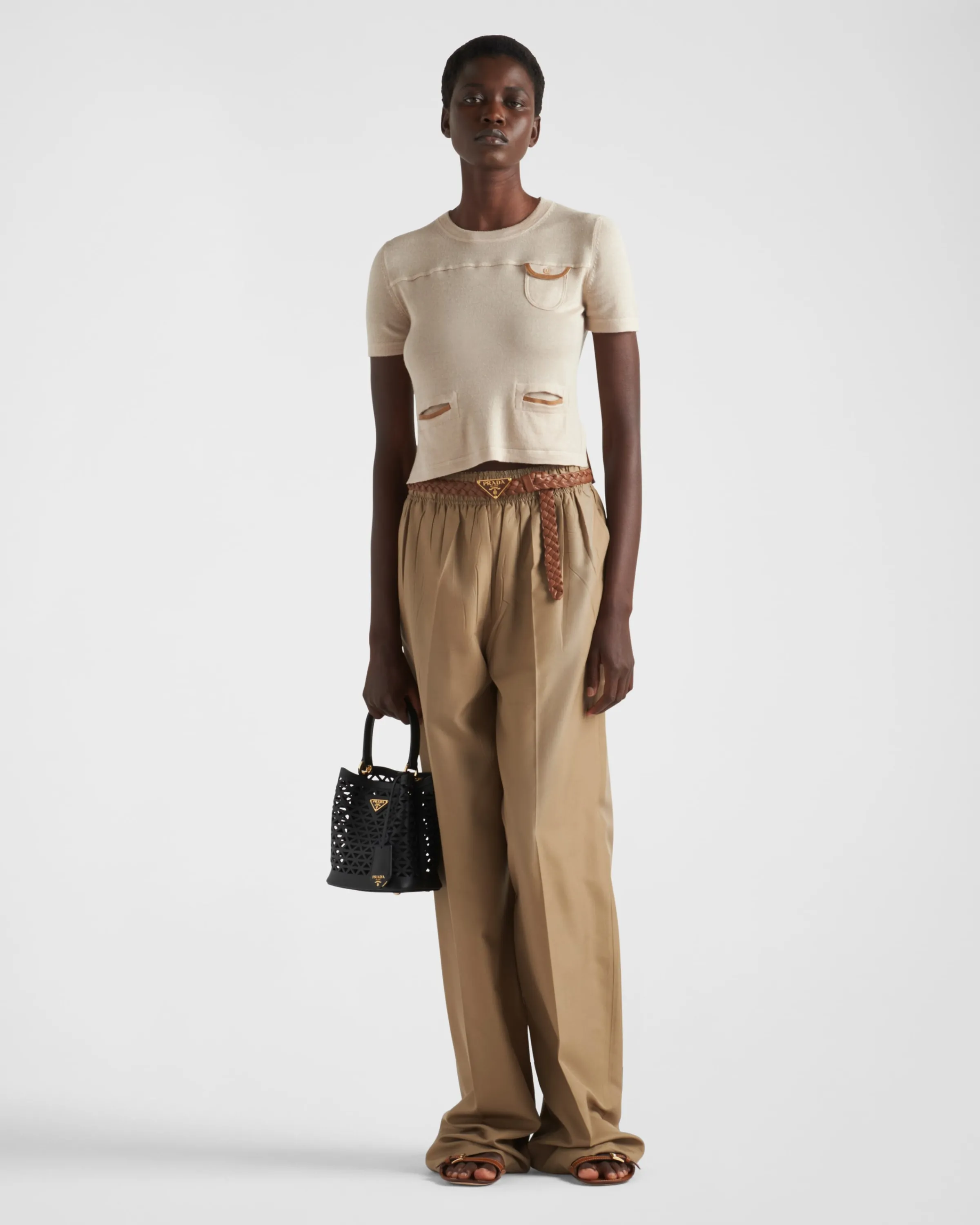 Donna Prada Pantaloni in seta