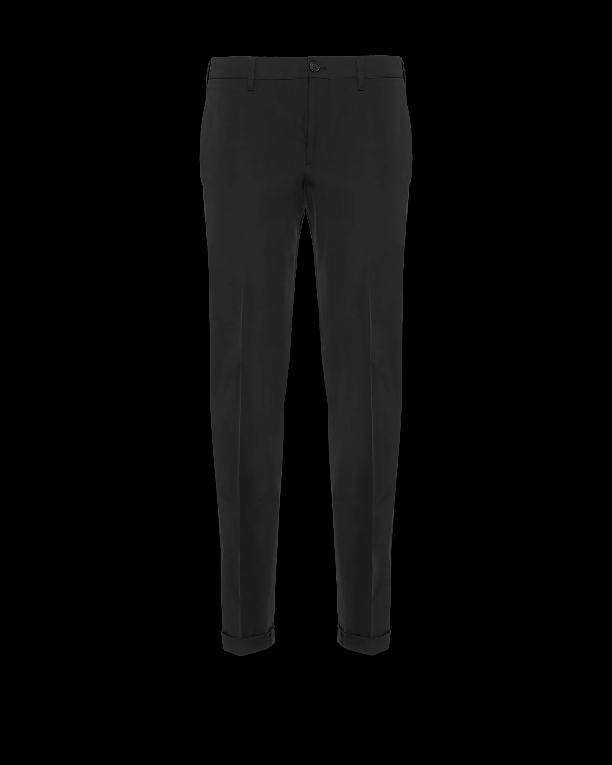 Uomo Prada Pantaloni in tecno stretch leggero